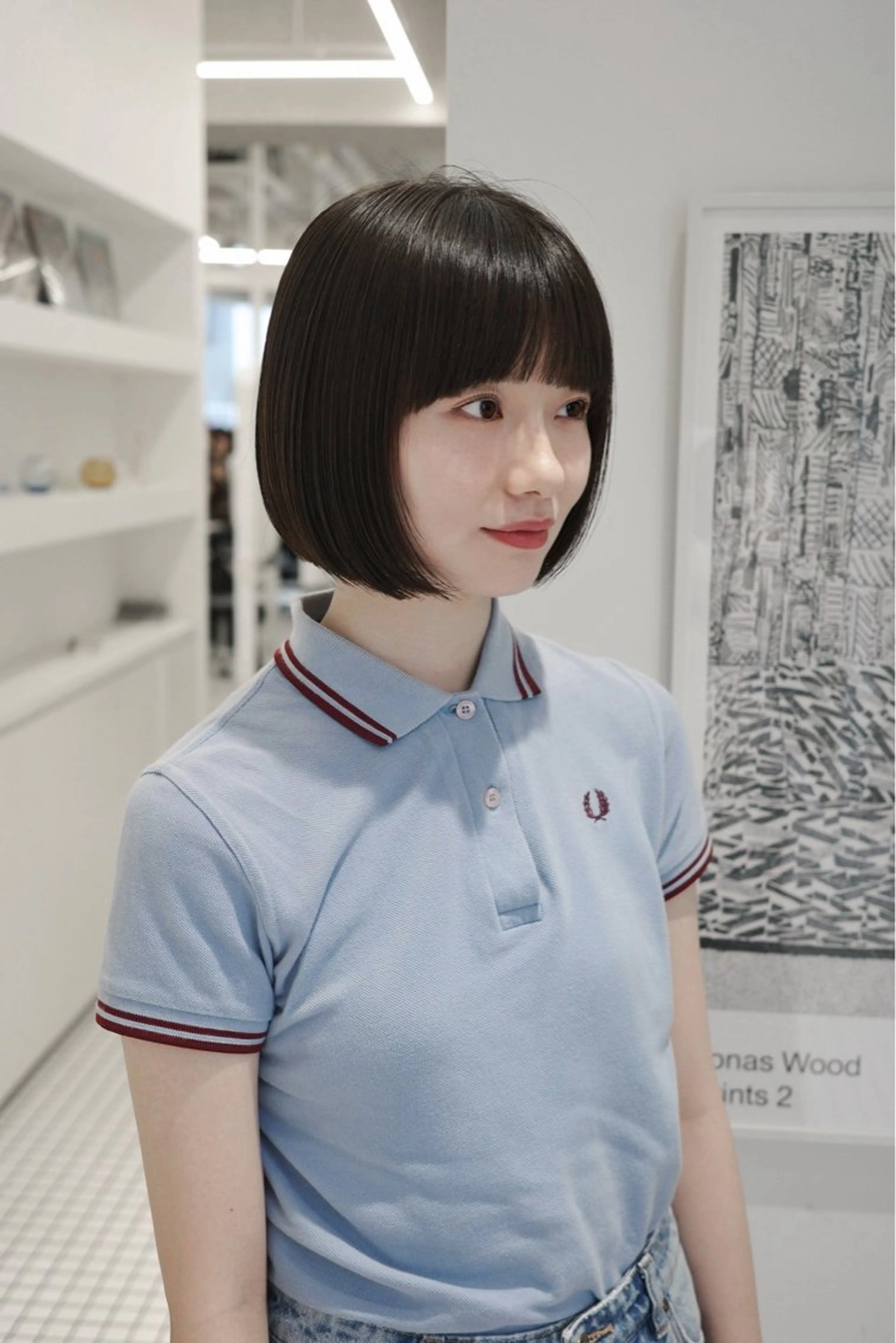 ショート カット 🌱ぱつっと/ボブ 🌱のヘアスタイル
