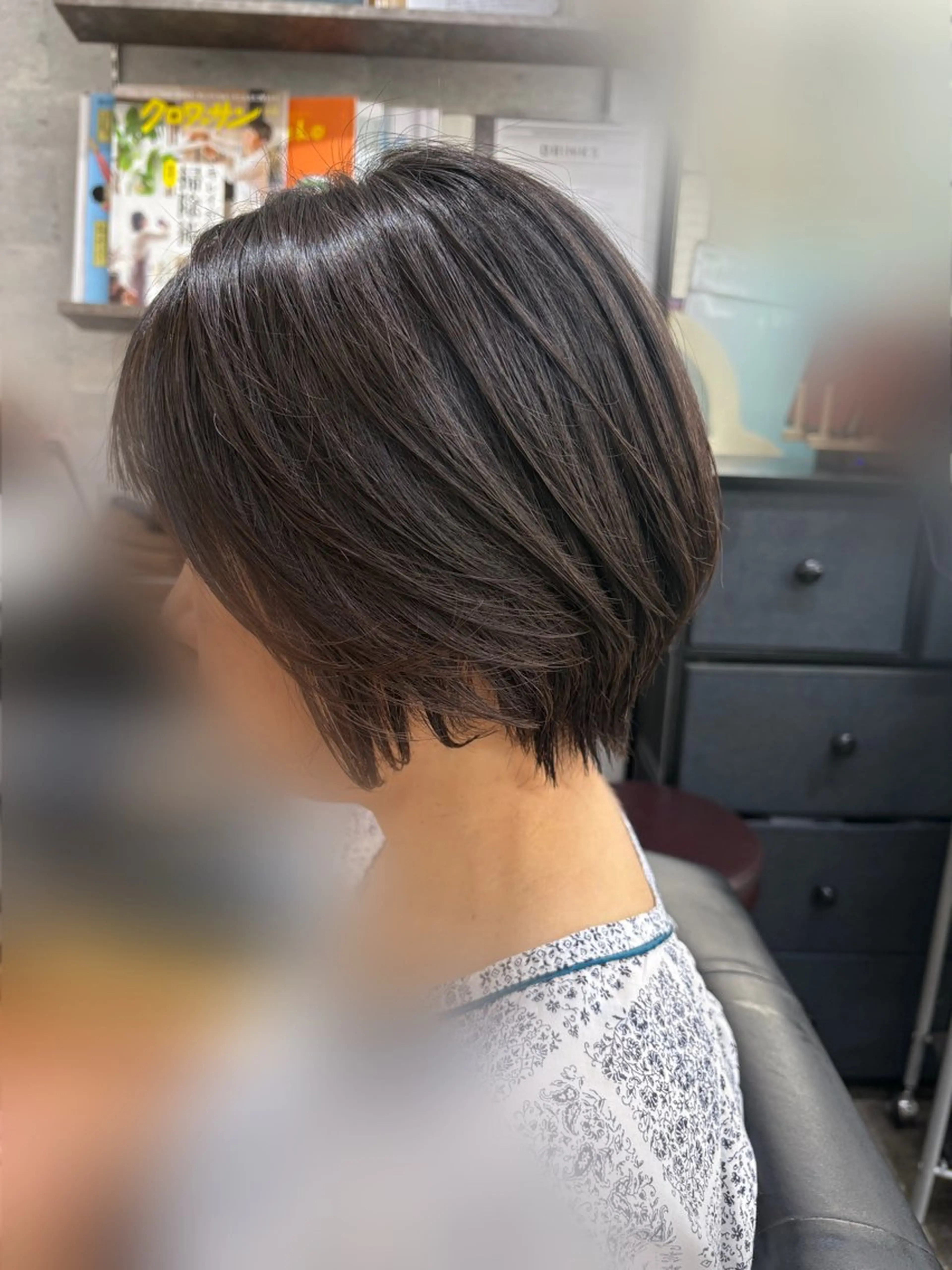 ショート ヘアアレンジ 似合わせカット ショートヘア カット 飯塚 沙衣のヘアスタイル