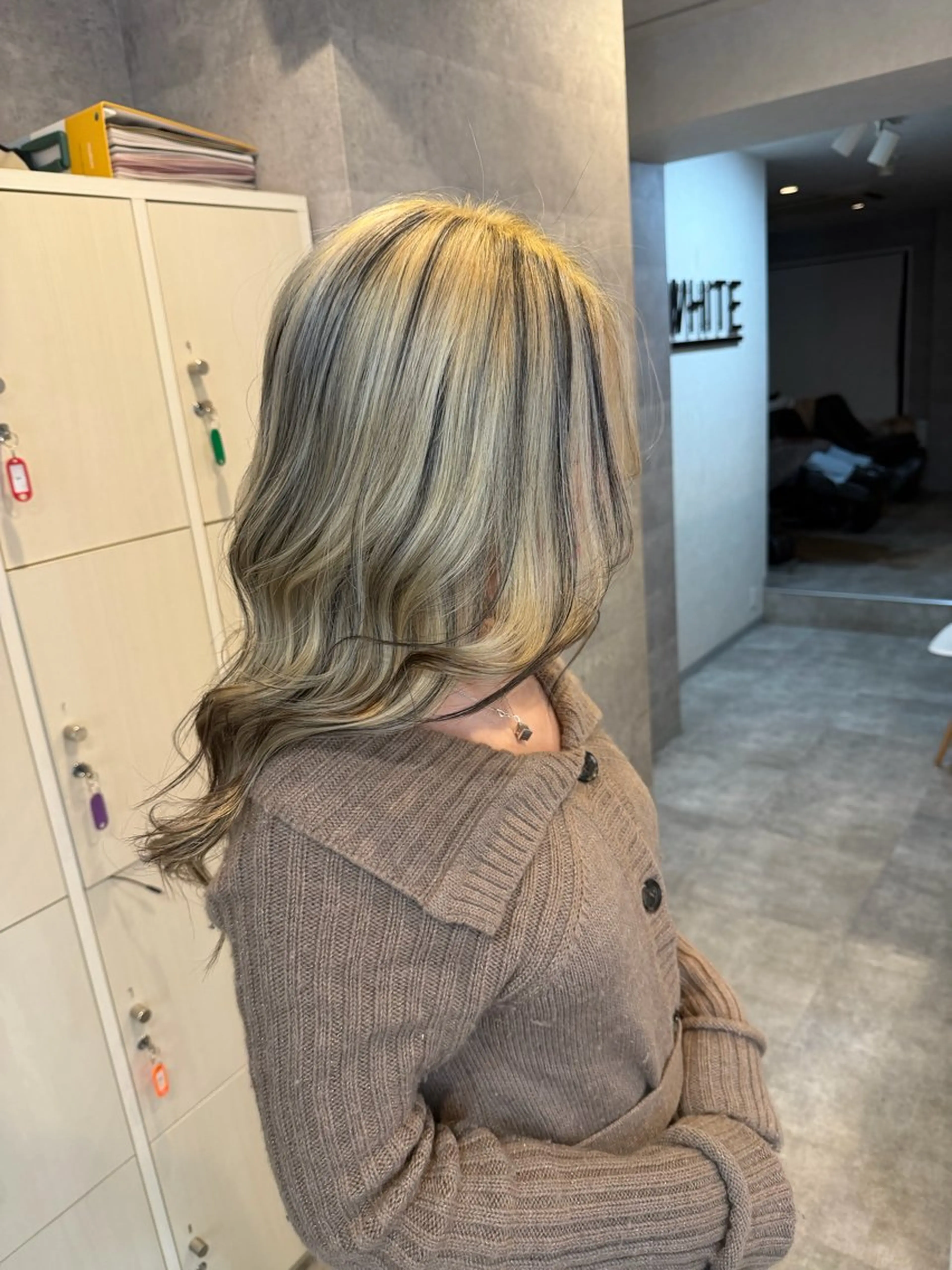 ロング カラー ブロンド ヘアカラー トリートメント 💎夏葵 ハイライト /デザイン特化のヘアスタイル