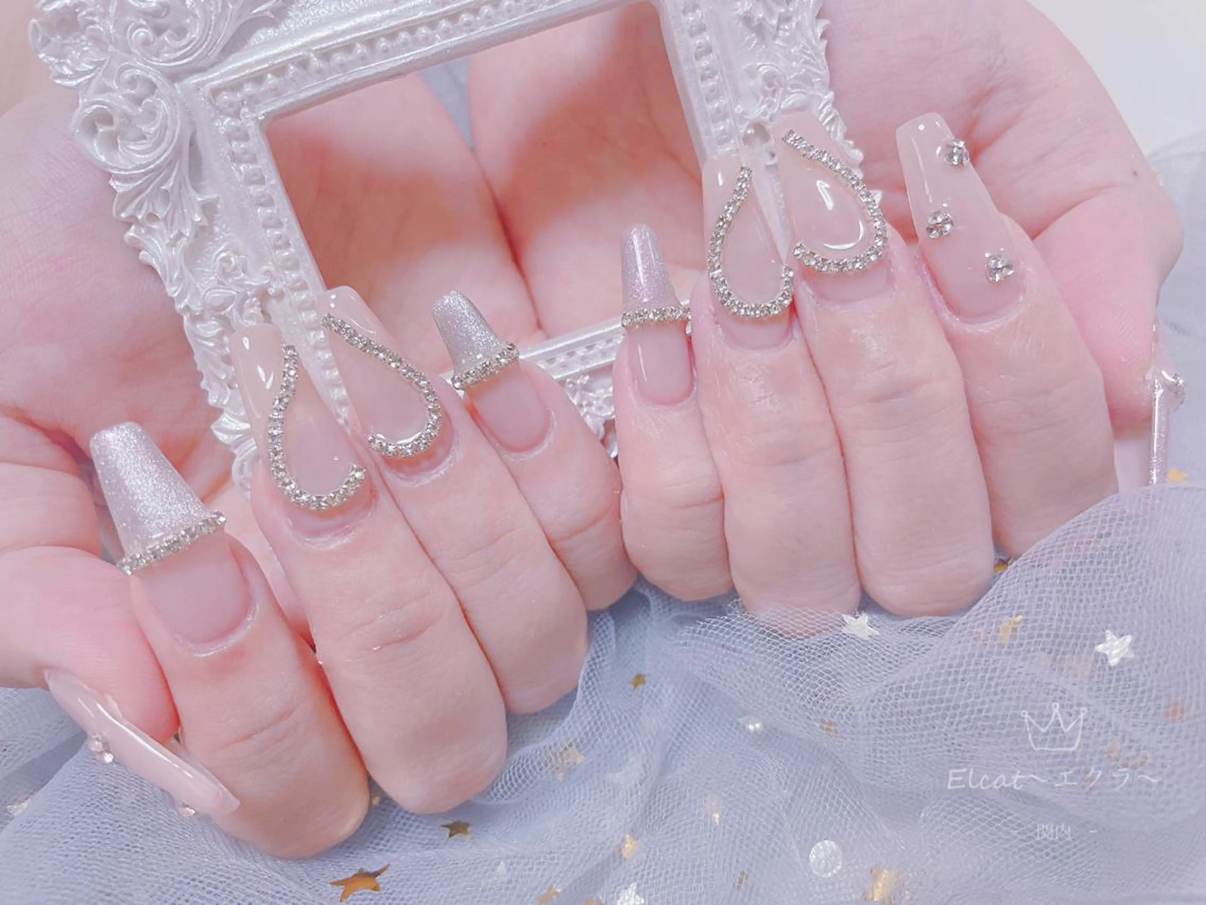 ネイル ハンドネイル ネイルサロンエクラ 🫧Shizukaのネイルデザイン