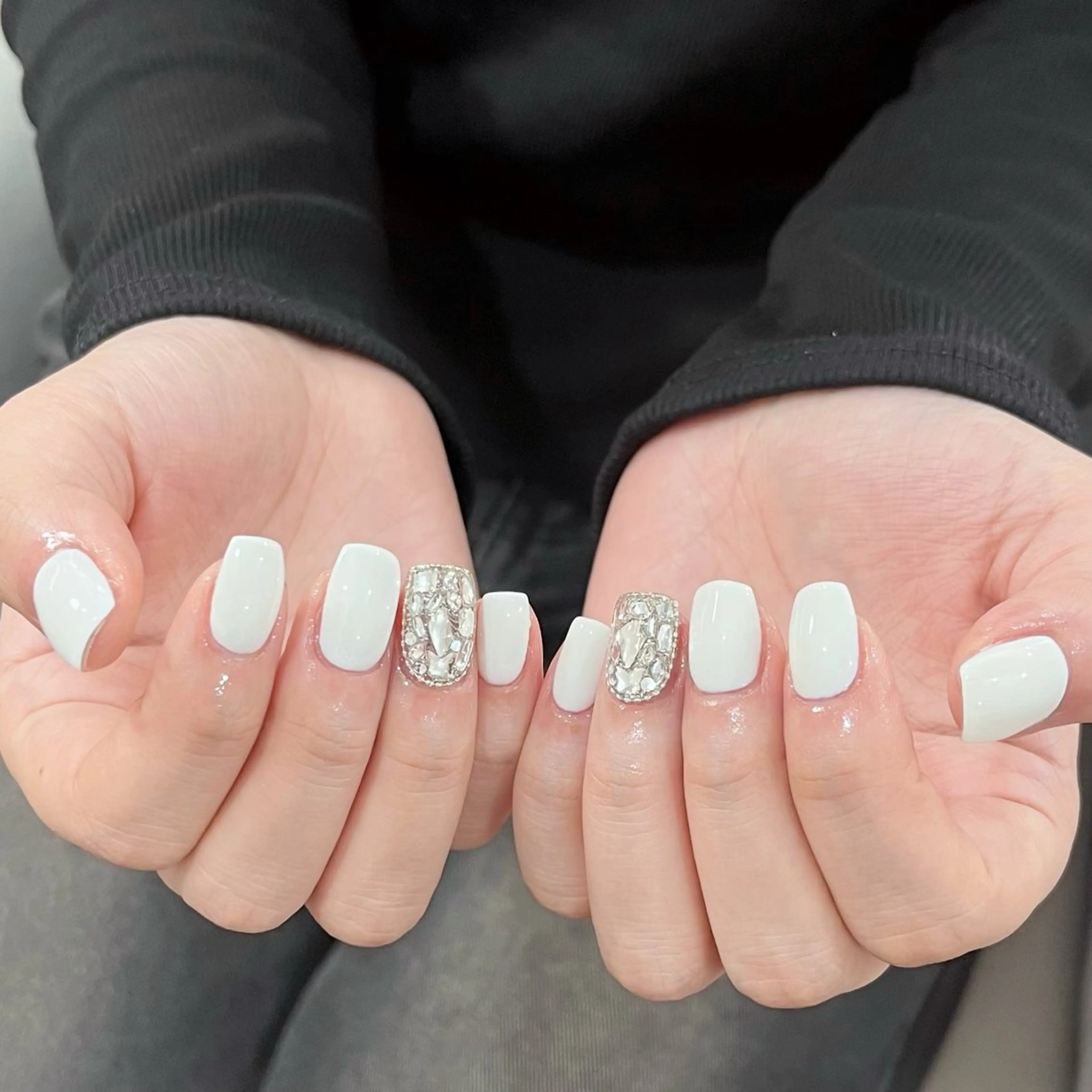 ネイル 韓国ネイル ワンホンネイル ハンドネイル ハンドケア Chang _Nailのネイルデザイン