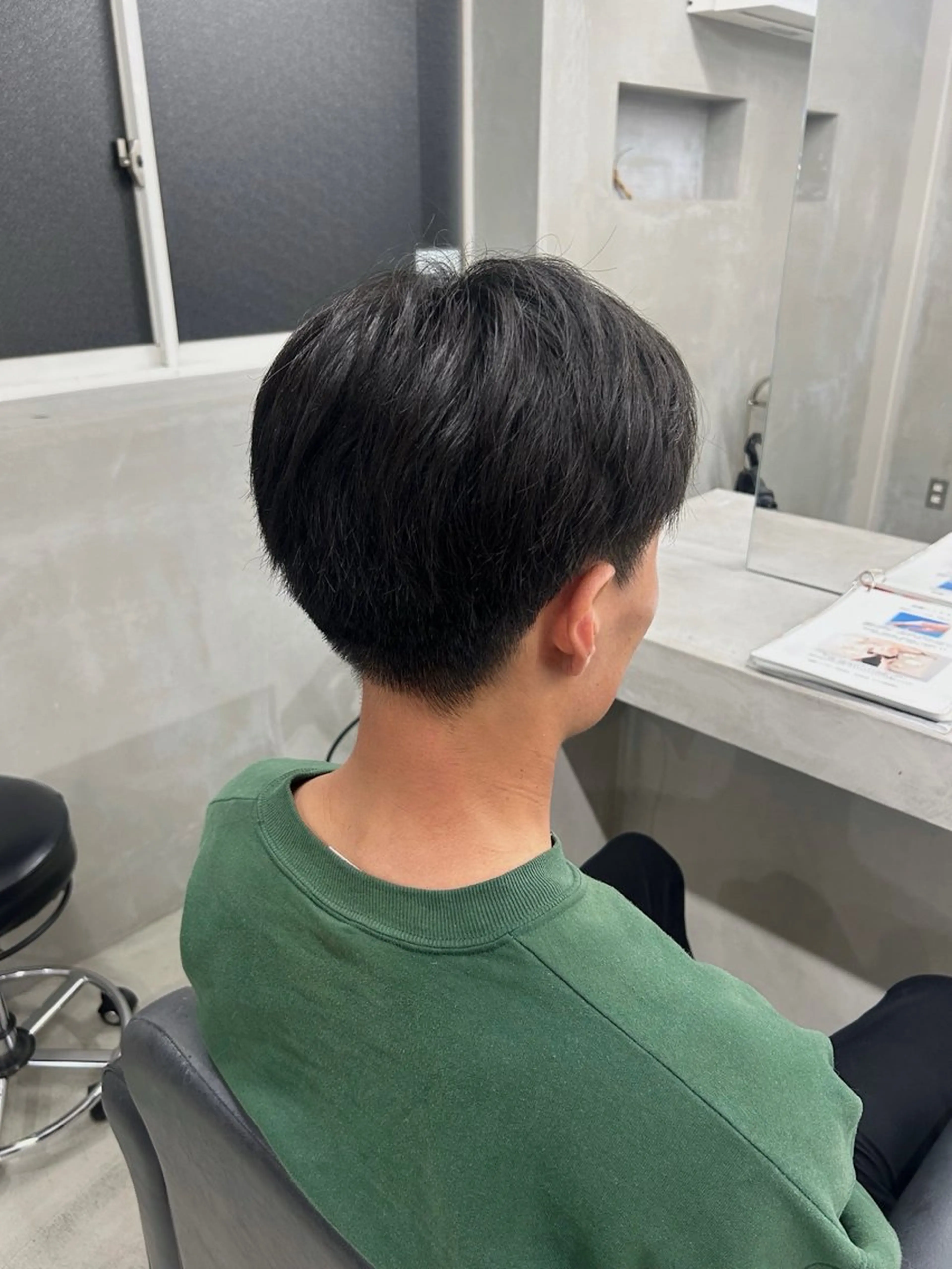 men's cut 💇『2block cut + head spa』の写真