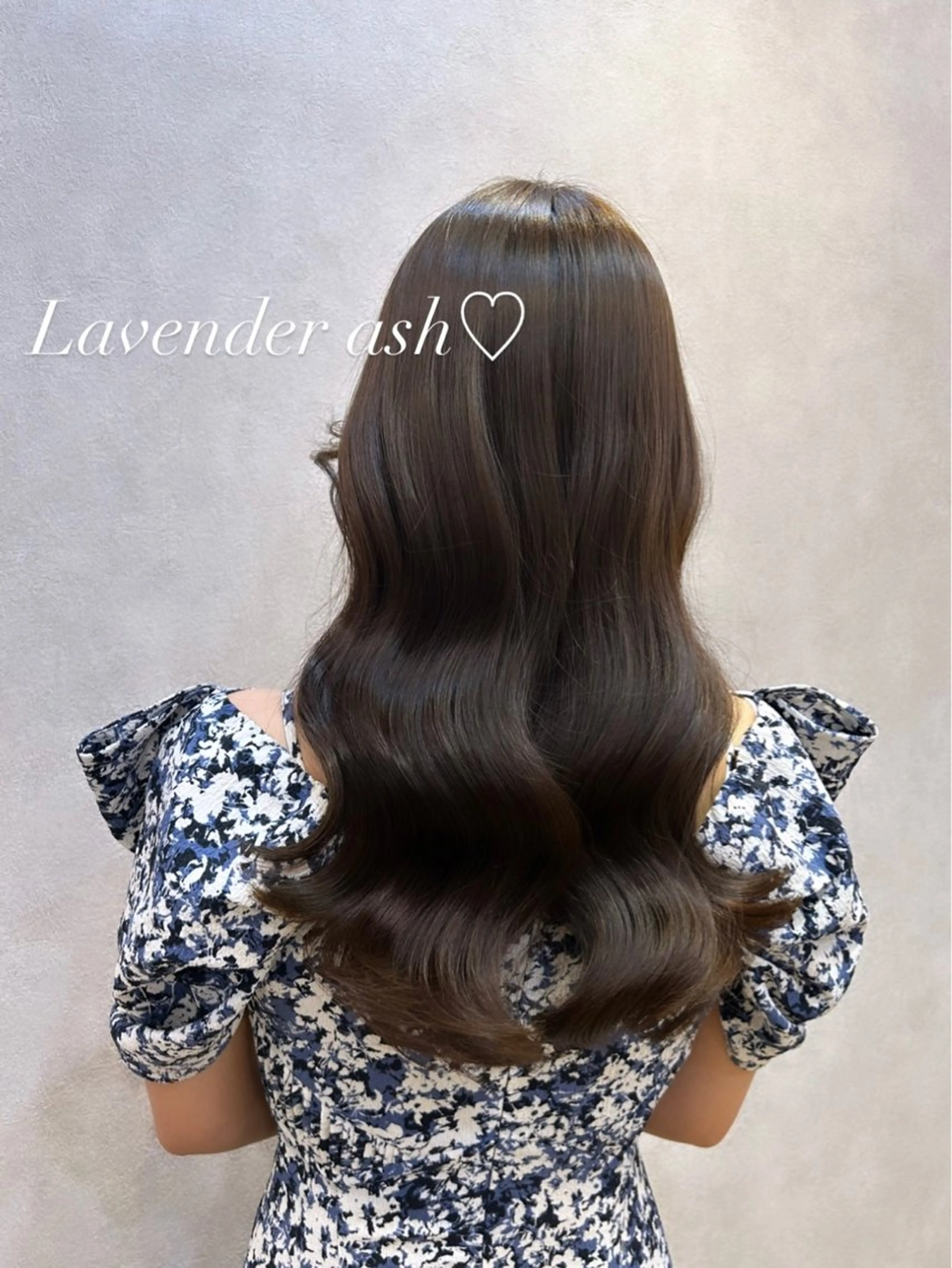 ロング カラー ヘアアレンジ ベージュカラー 透明感カラー ラベンダーカラー ラベンダーベージュ 🩷韓国ヘア/ヨシン モリ🩷Maikaのヘアスタイル