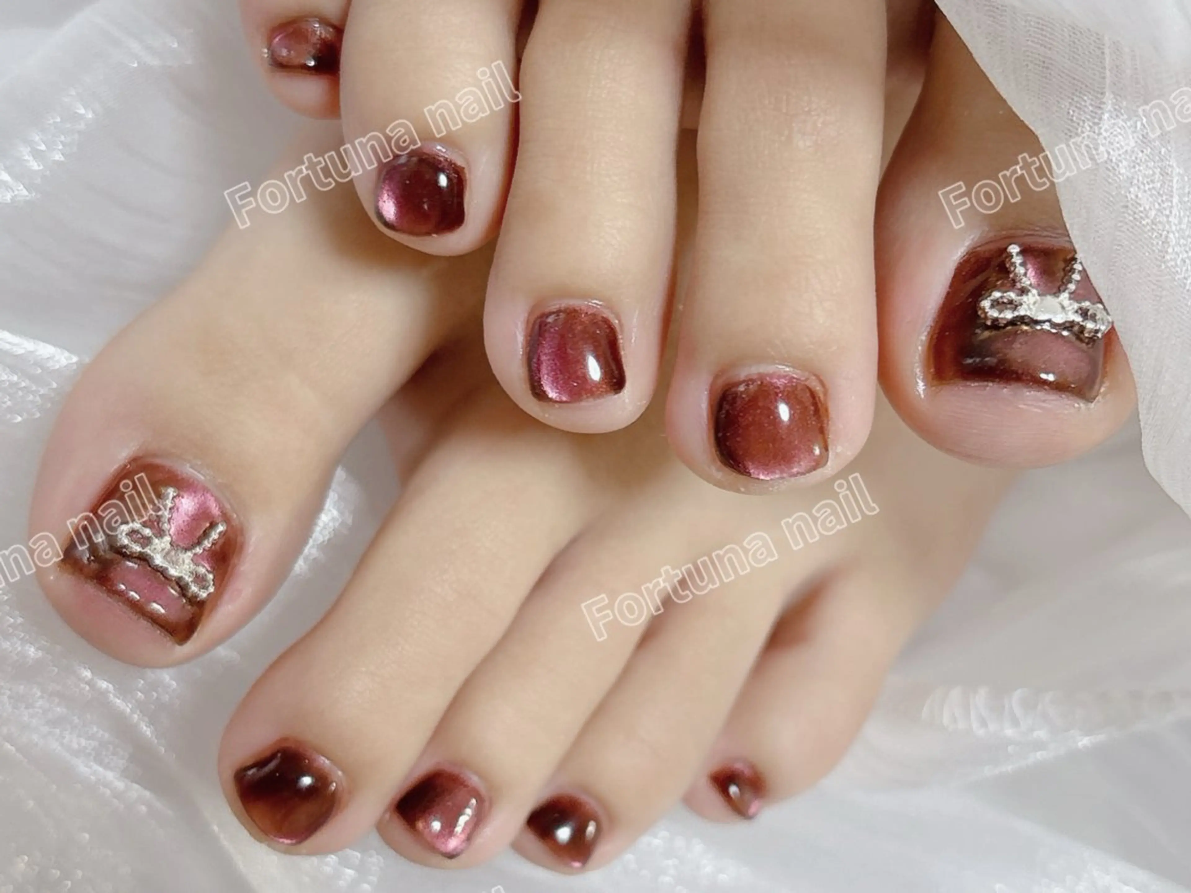 ネイル フットネイル Nail •Head スパFortunaのネイルデザイン