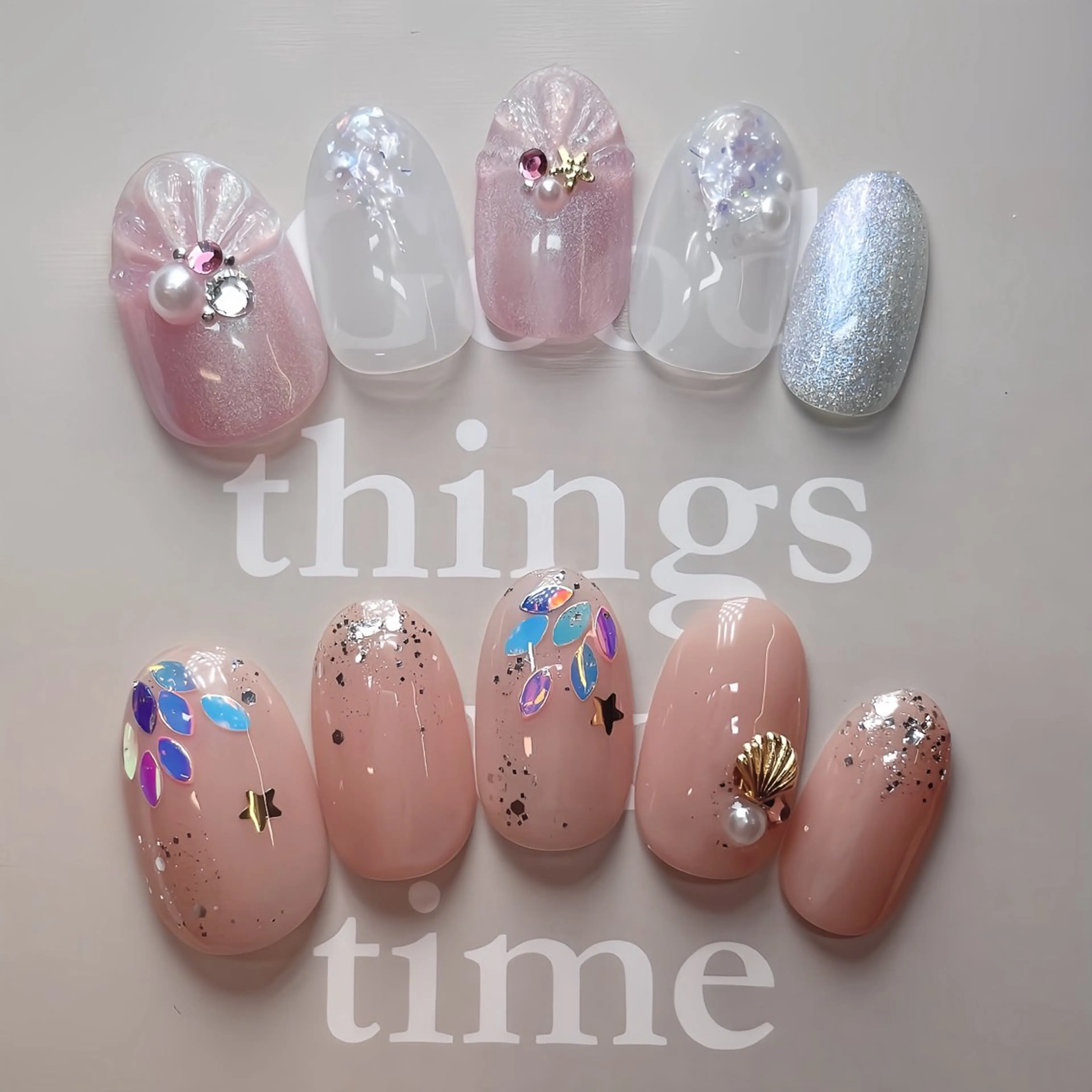 ネイル Aube Nail 佐藤のネイルデザイン