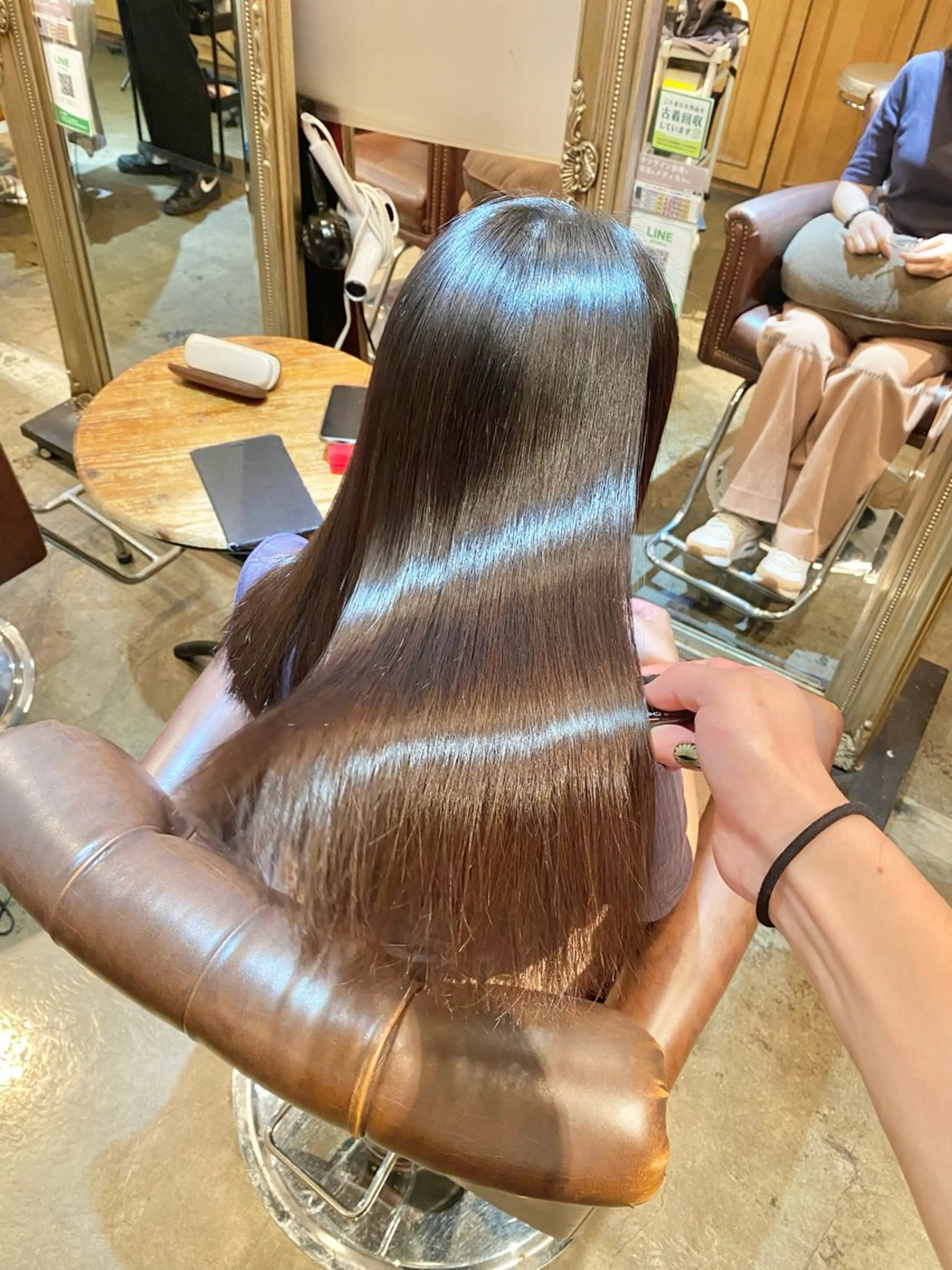 ロング パーマ カット 縮毛矯正 トリートメント 髪質改善 カット/soyaのヘアスタイル