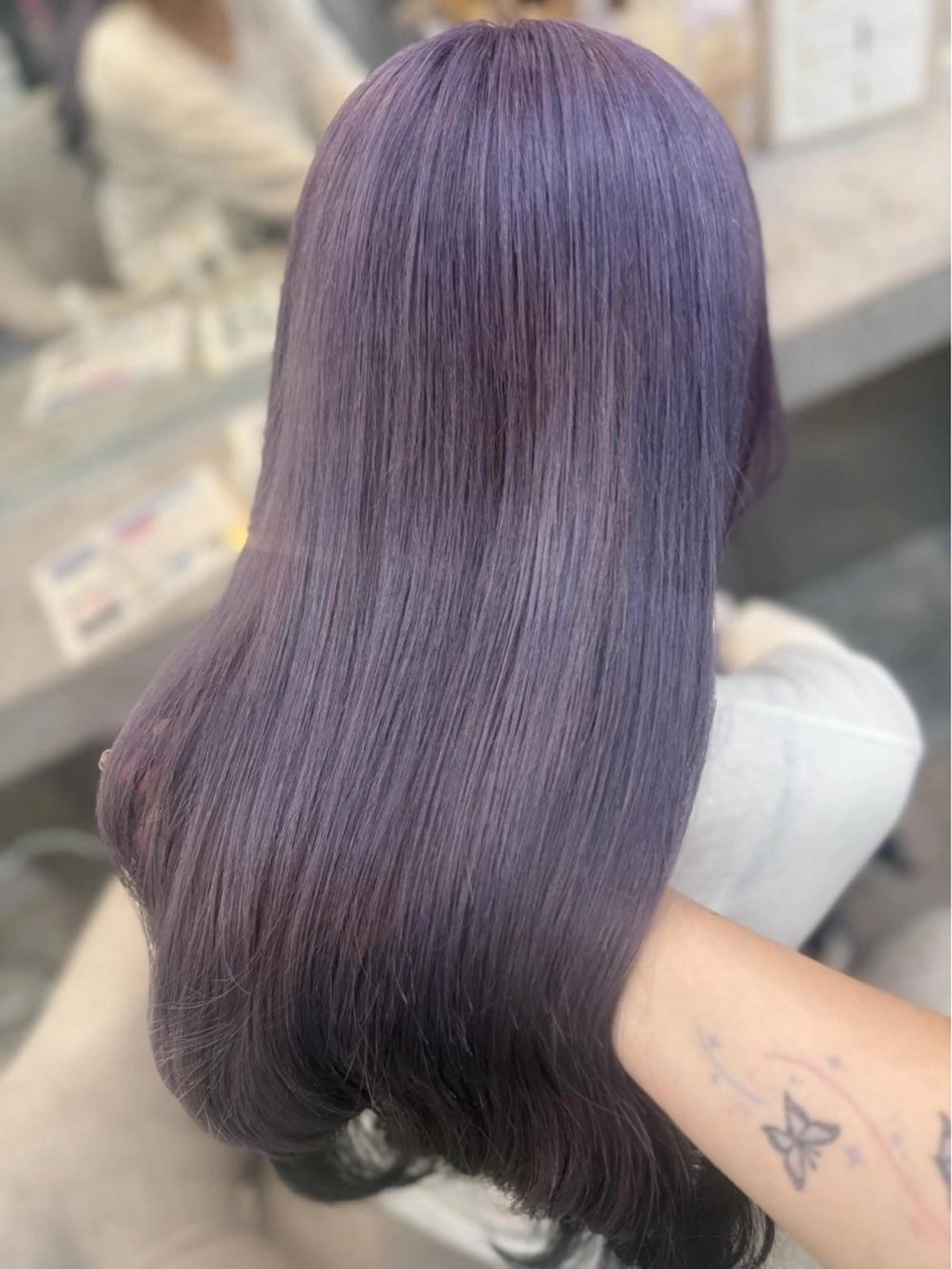 ロング カラー Maho ブリーチモデル募集中のヘアスタイル