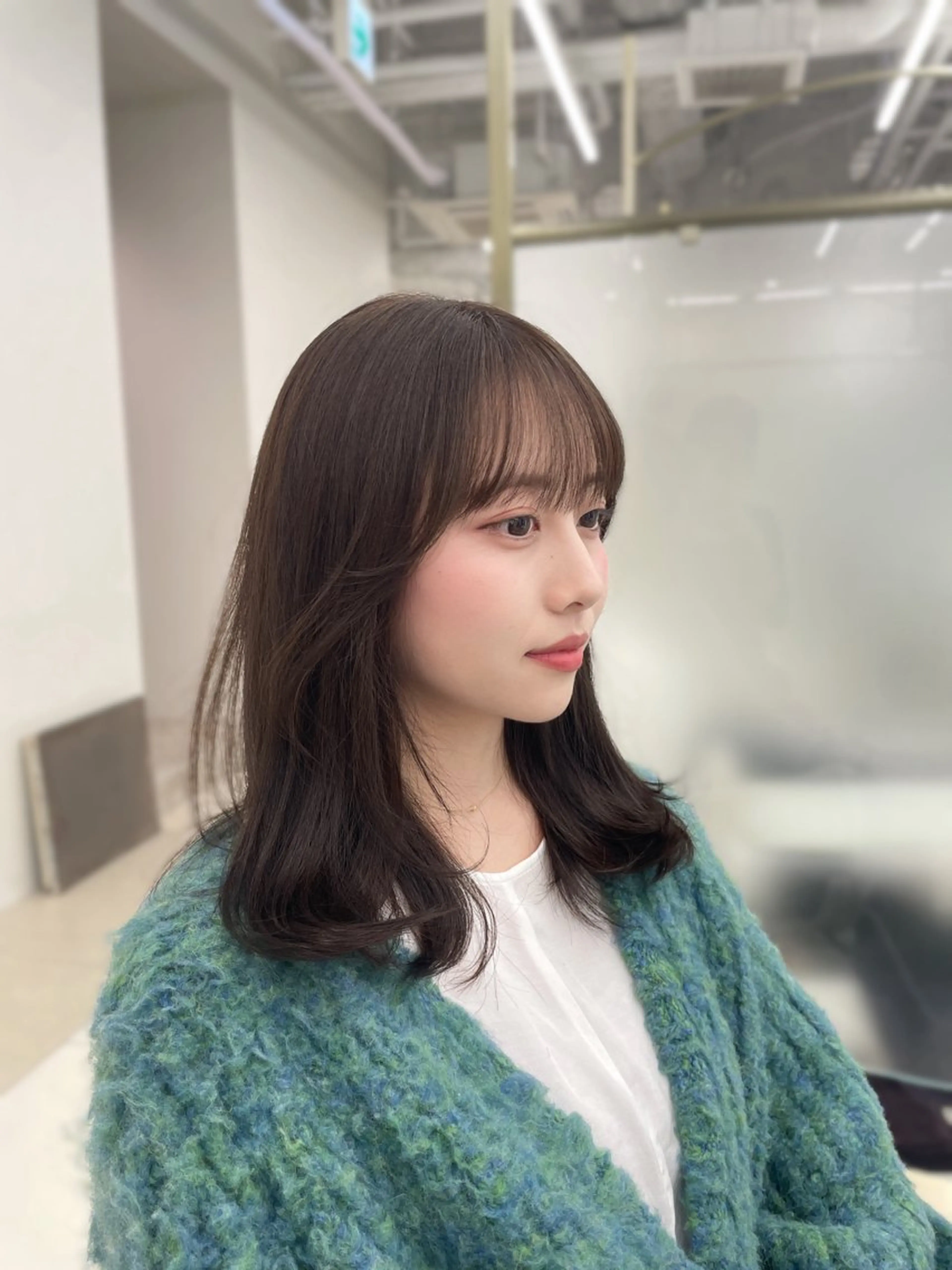 ミディアム ヘアカラー トリートメント 透明感カラー/銀座 🖤かりん🖤COAのヘアスタイル
