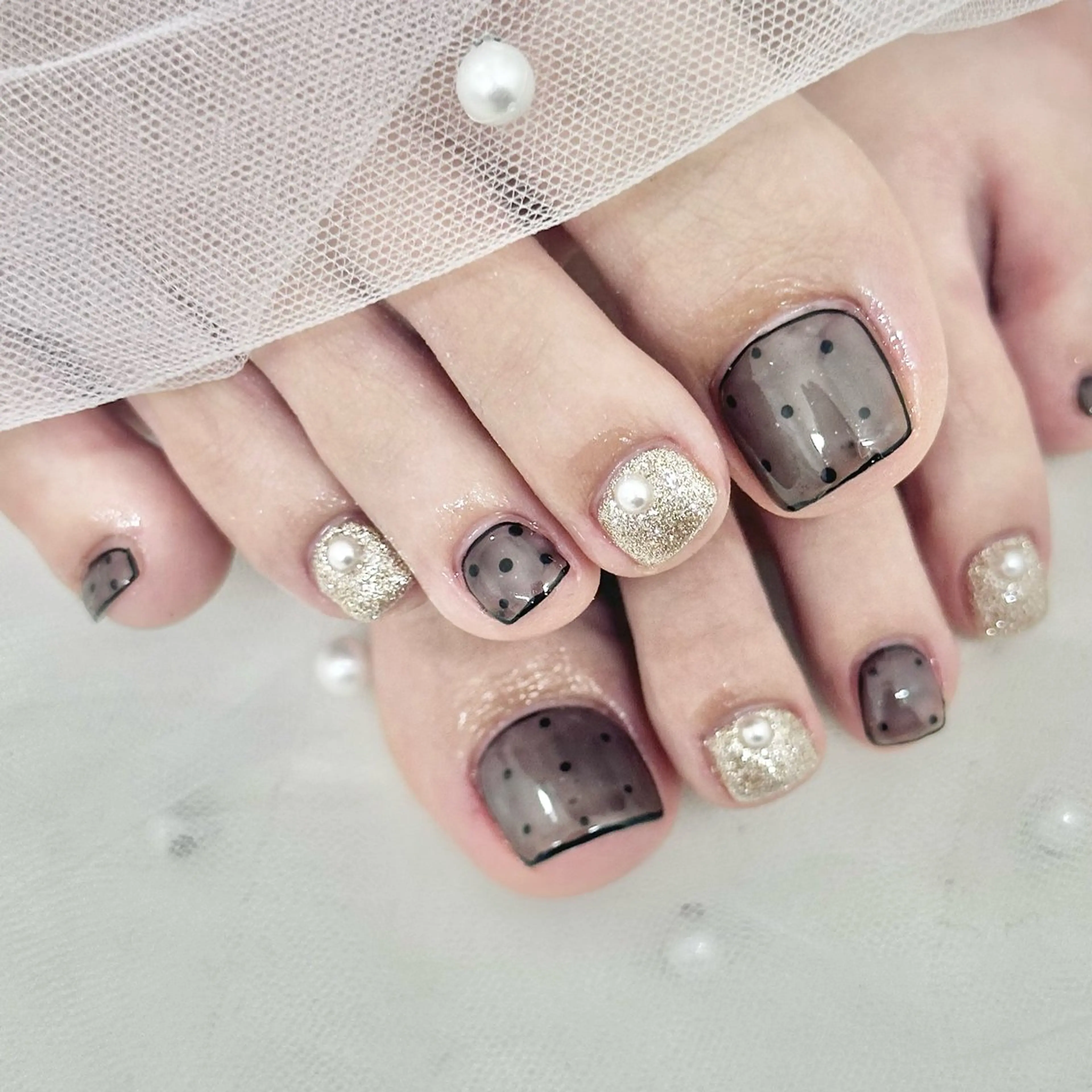 ネイル フットネイル Prunelle Sawaneのネイルデザイン