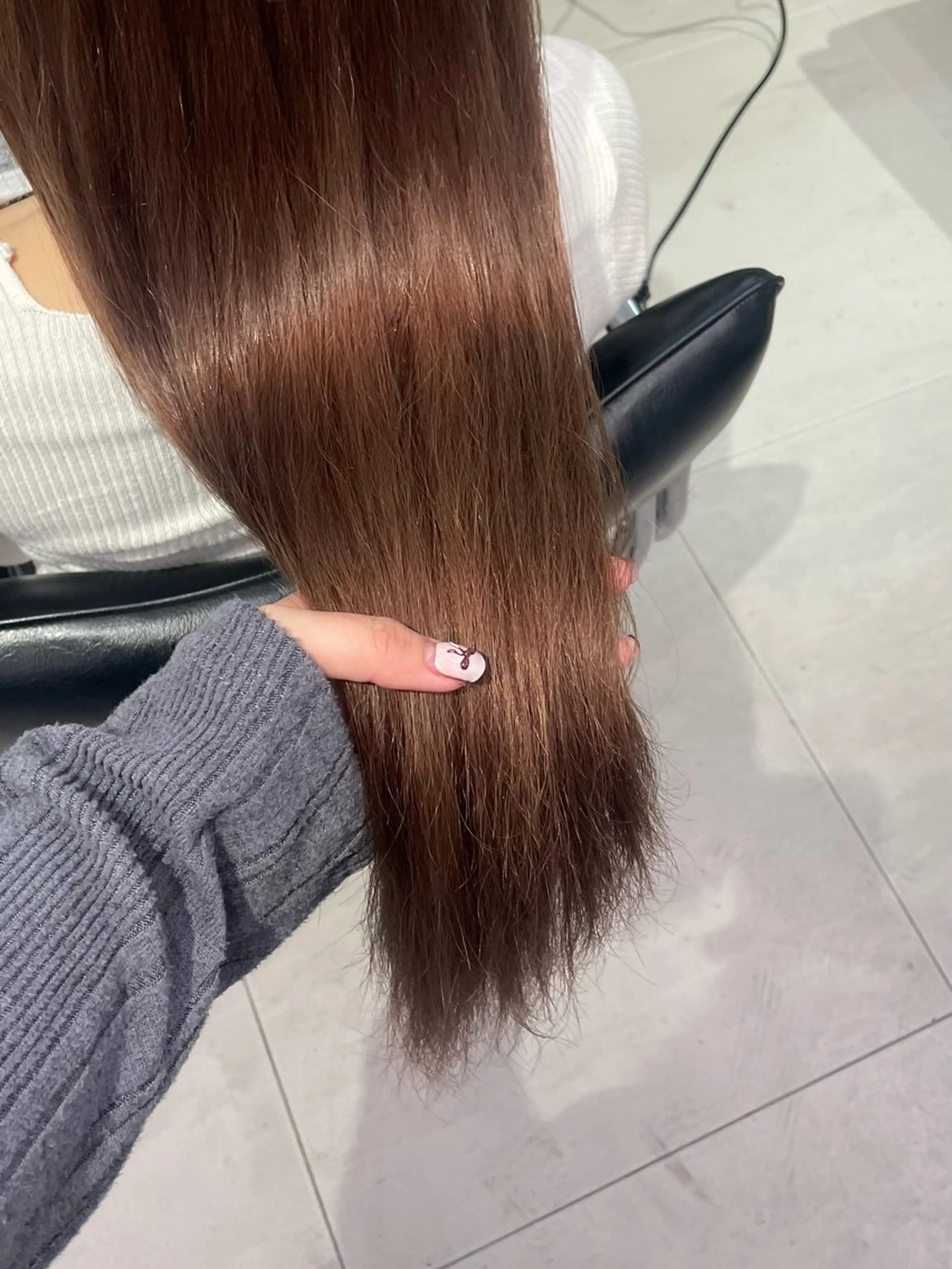 カラー カット ヘアカラー とば みゆうのヘアスタイル