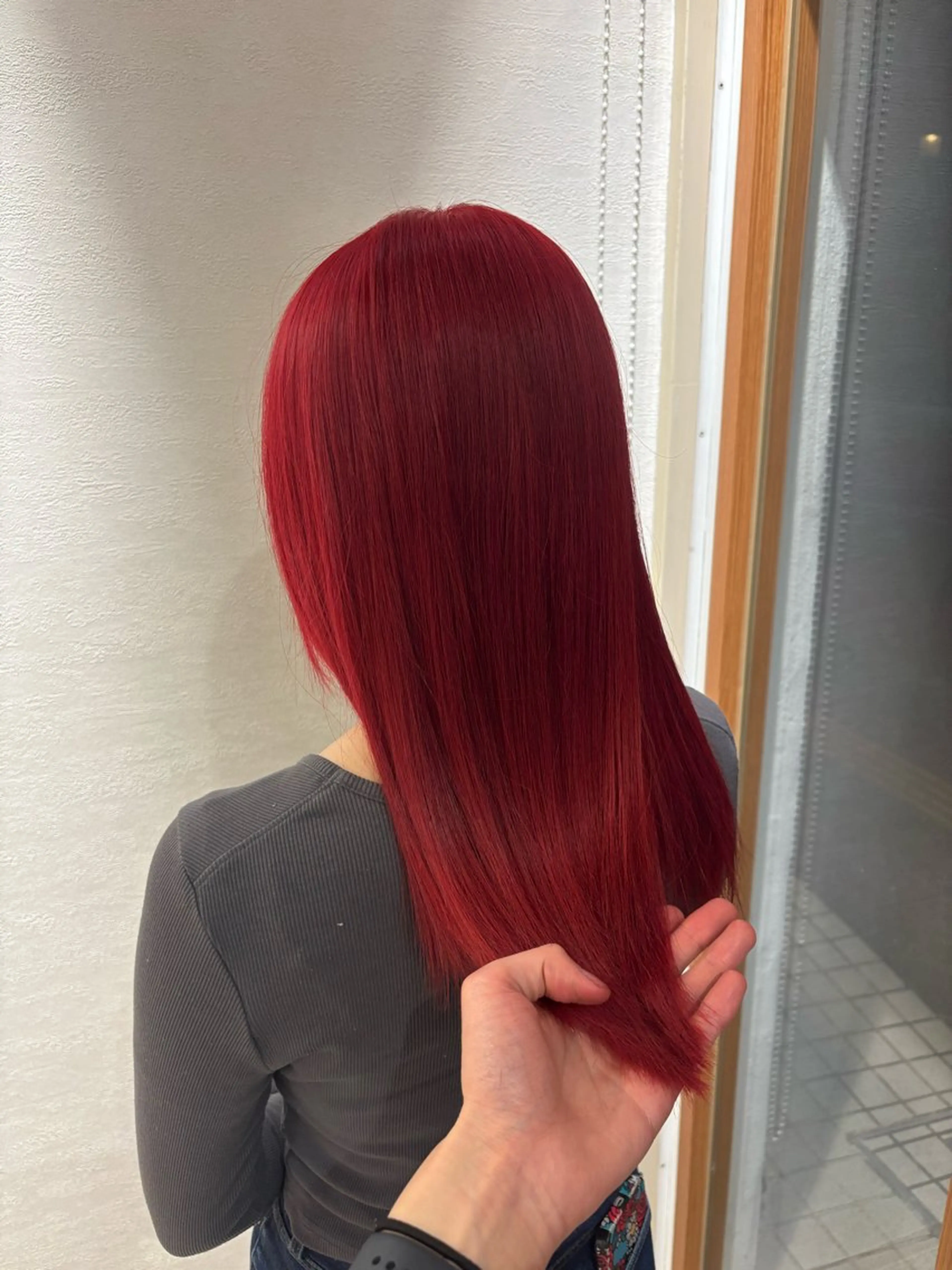 セミロング カラー ヘアカラー そうや🐺ブリーチ/ デザインカラーのヘアスタイル