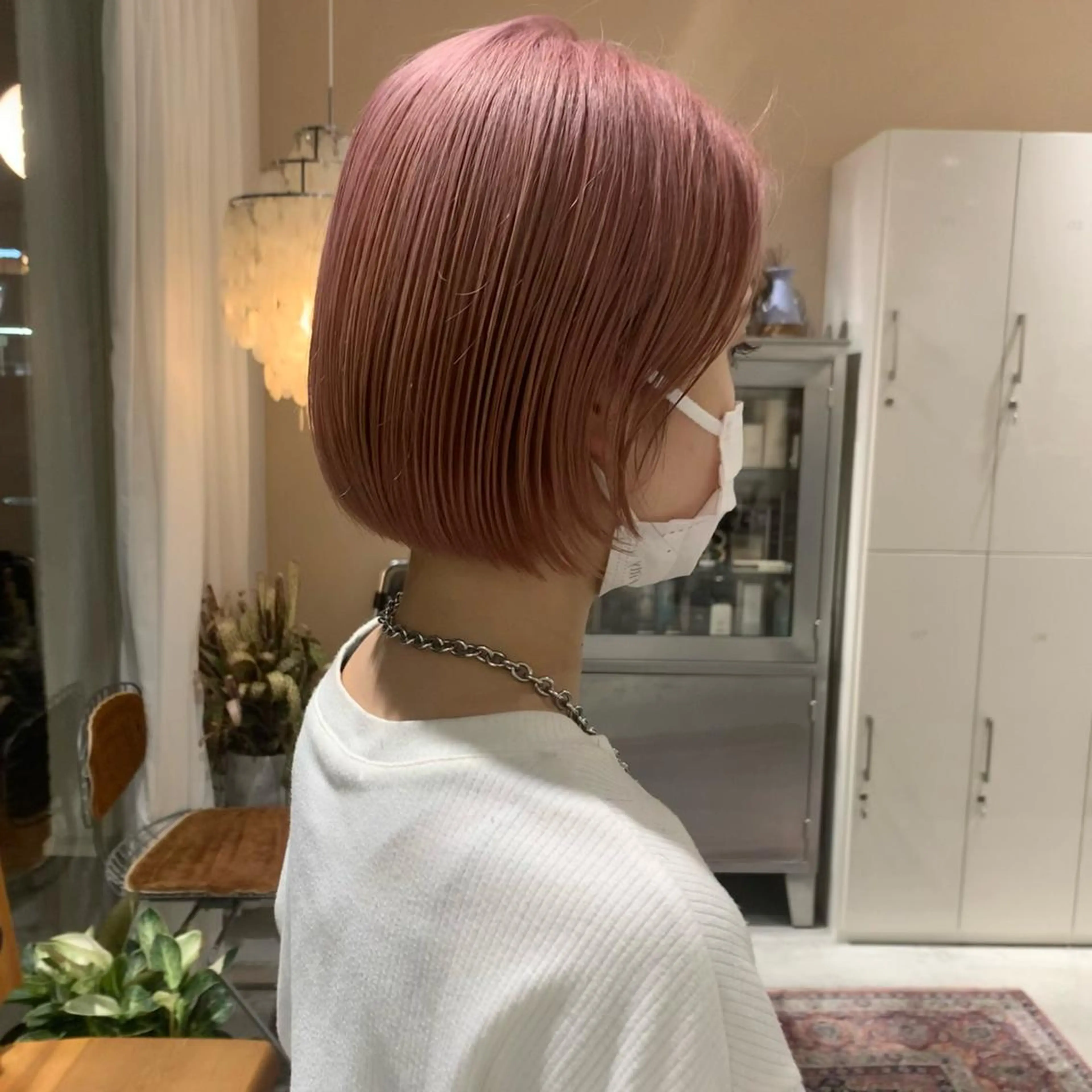 ミディアム カラー GO TODAY SHAIR SALON 梅田NU茶屋町店所属・田中成美/レイヤー カット/透明感カラーのヘアスタイル
