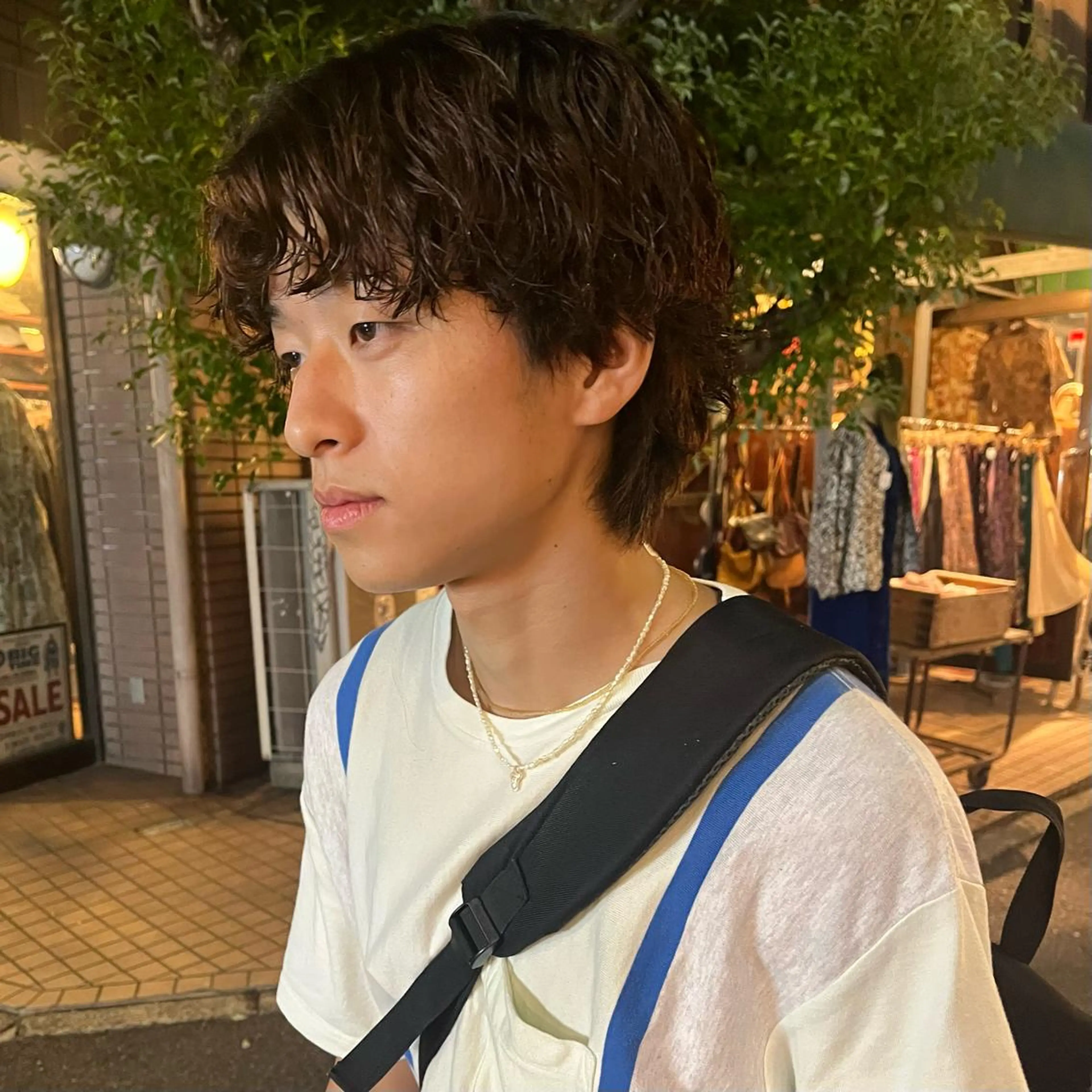 パーマ メンズ ボブハイトーン🦖 デザインMAMIのヘアスタイル