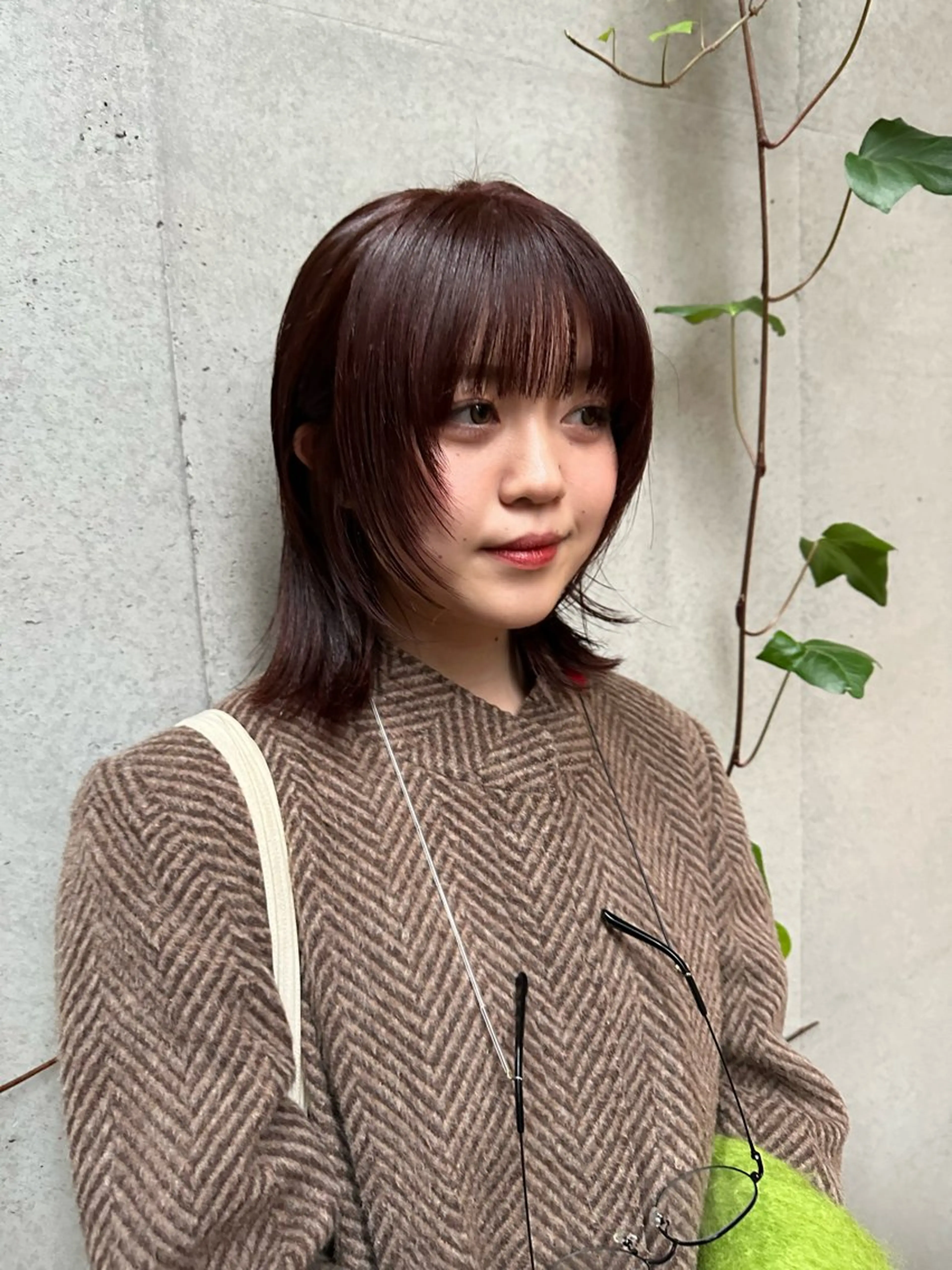 ミディアム カラー 似合わせカット /パーマ岡本淳平のヘアスタイル