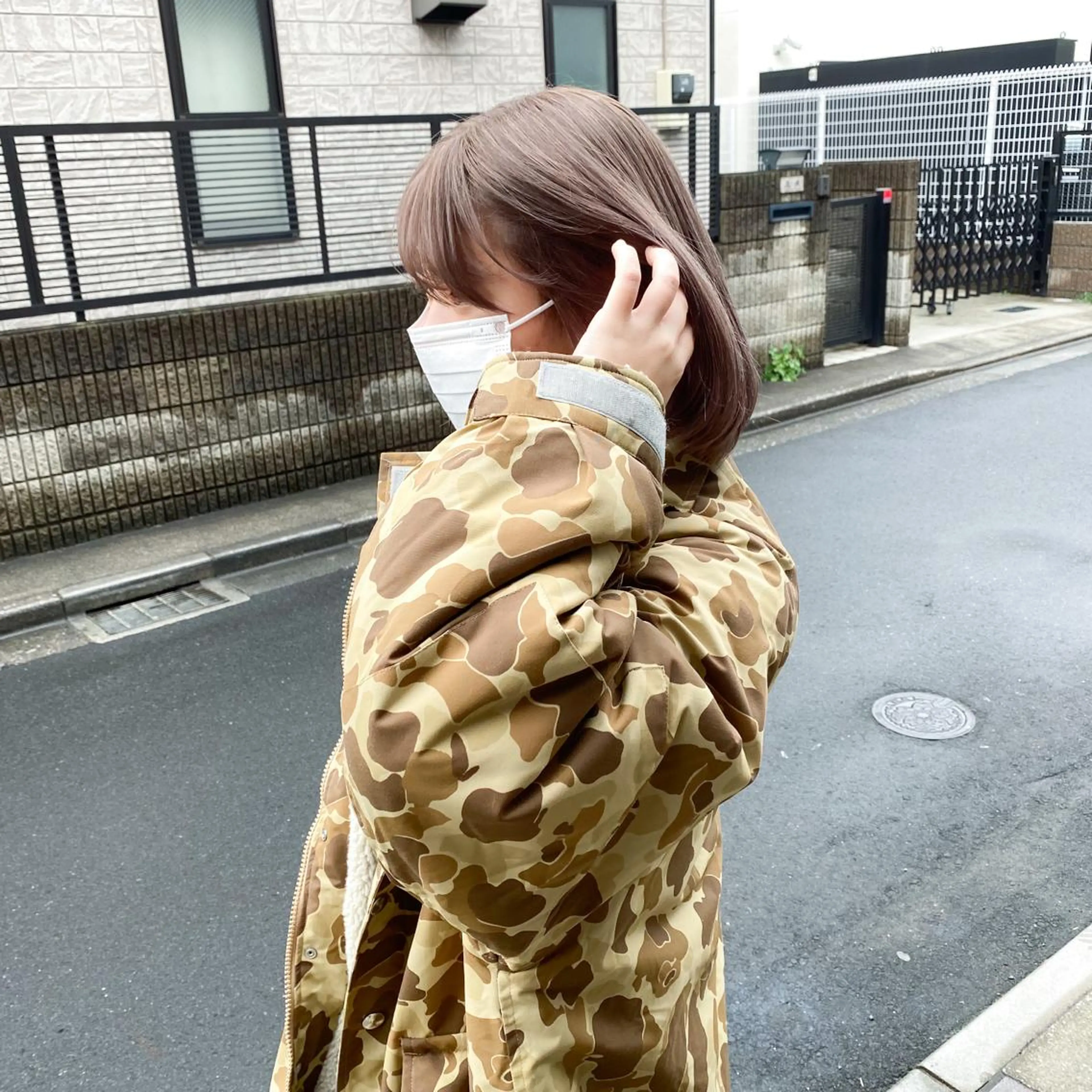ショート カラー 艶髪ブリーチ 永井竜也のヘアスタイル