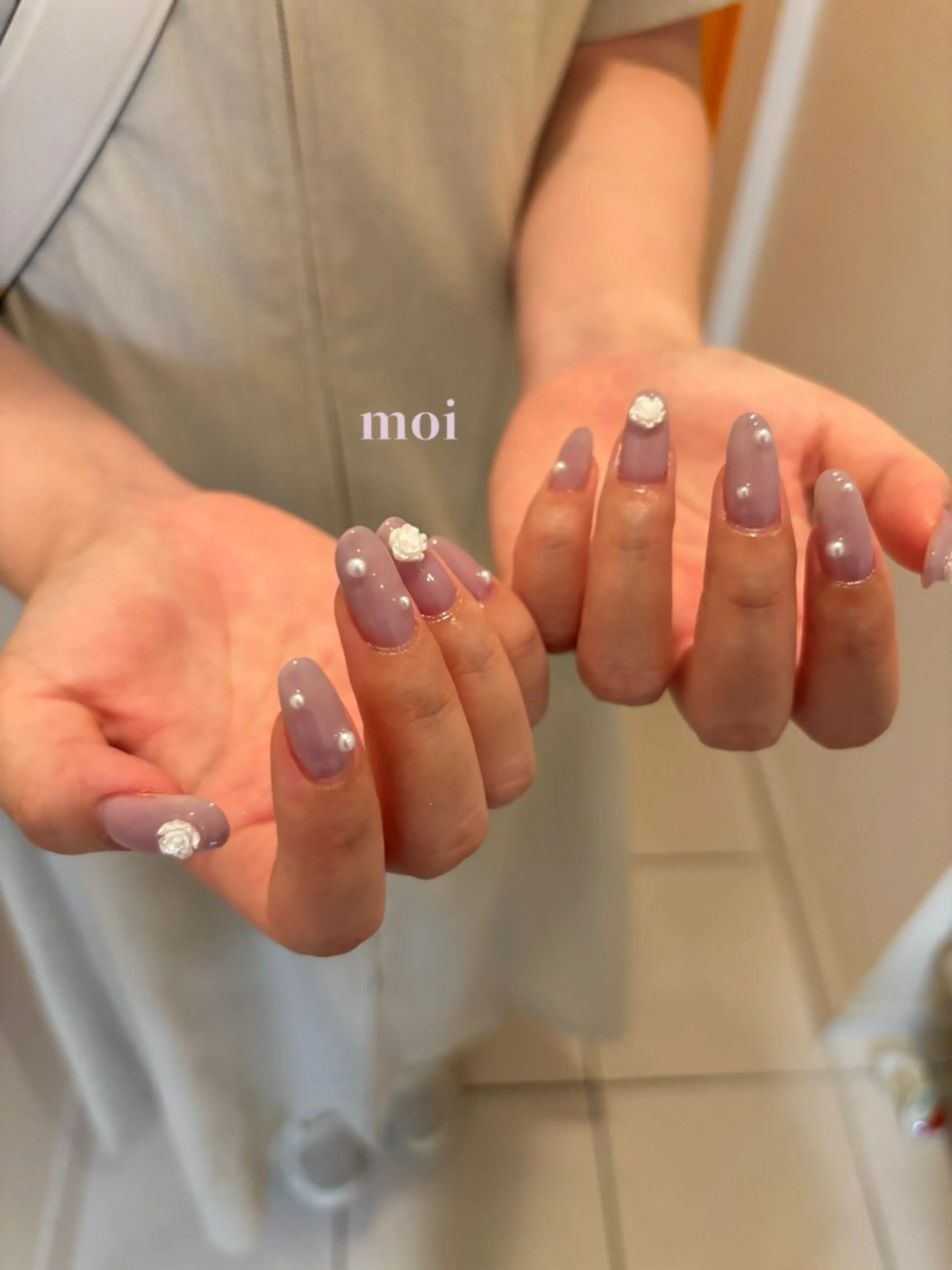 ネイル ハンドネイル moi nail ˙⋆.˚のネイルデザイン