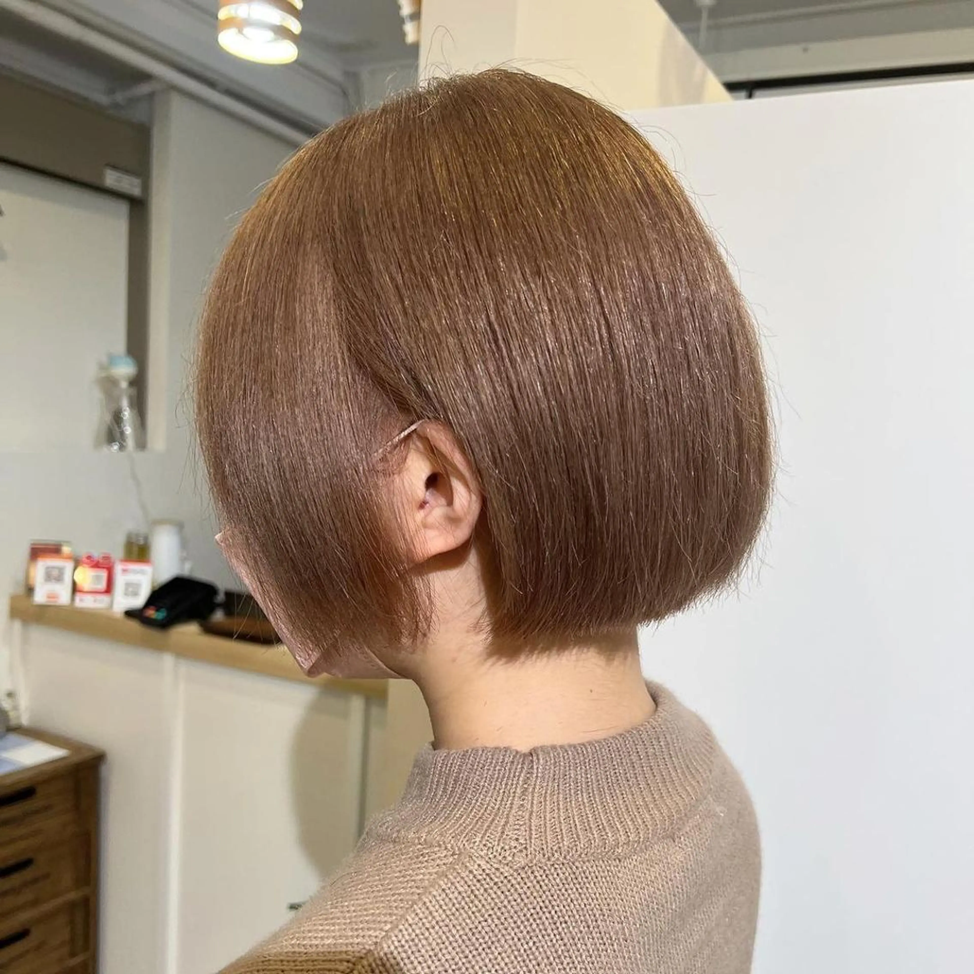 ショート カラー ブリーチ、髪質改善 Noe心斎橋店のヘアスタイル