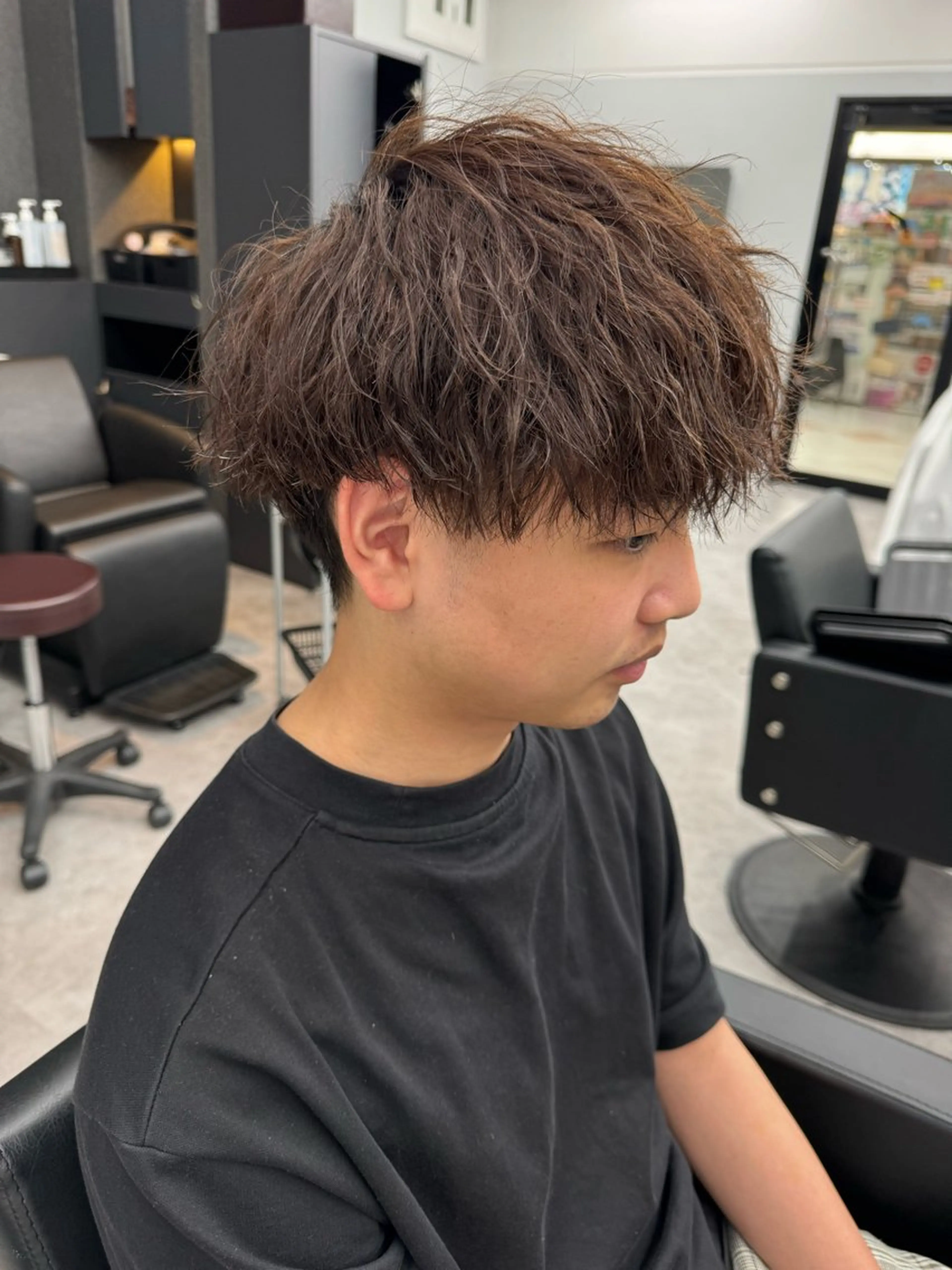 ショート パーマ メンズ Men's専門✂︎ 増田　正義のヘアスタイル