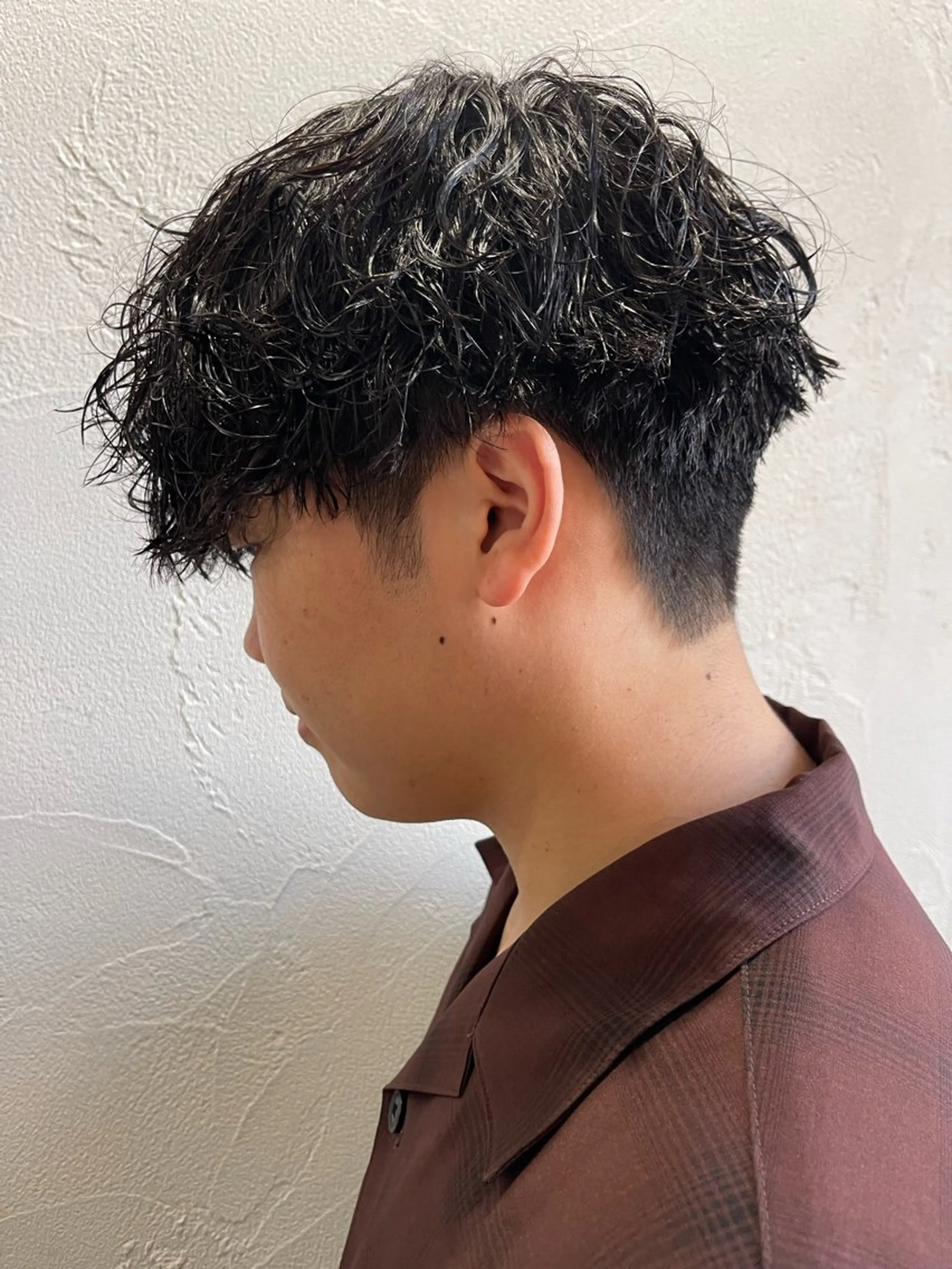 パーマ メンズ カット パーマ ifh iizuka 高橋庸太のヘアスタイル