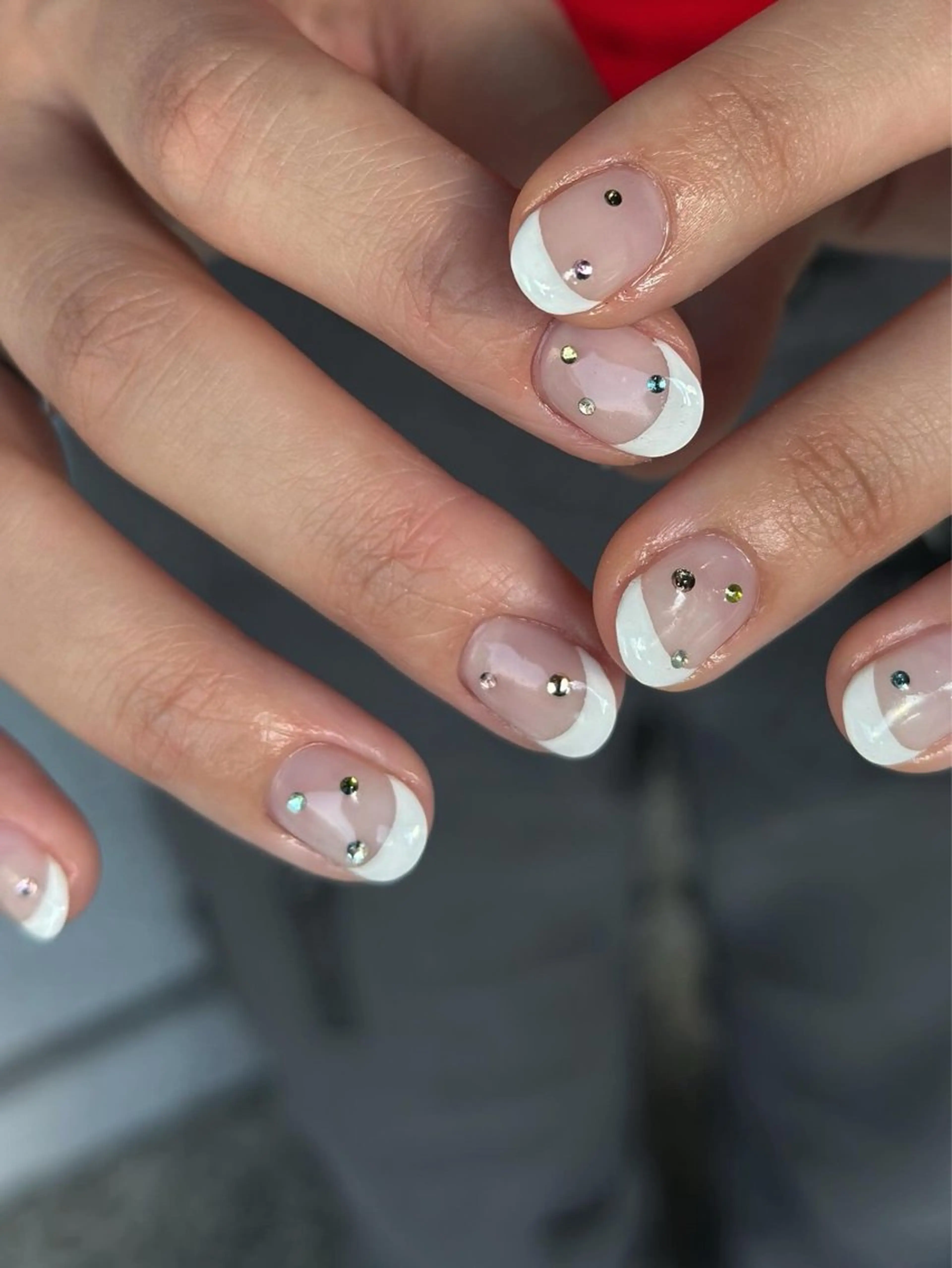 ネイル フレンチネイル ニュアンスネイル オフィスネイル シンプルネイル ハンドネイル ryo.所属・yamaguchi ryoのネイルデザイン
