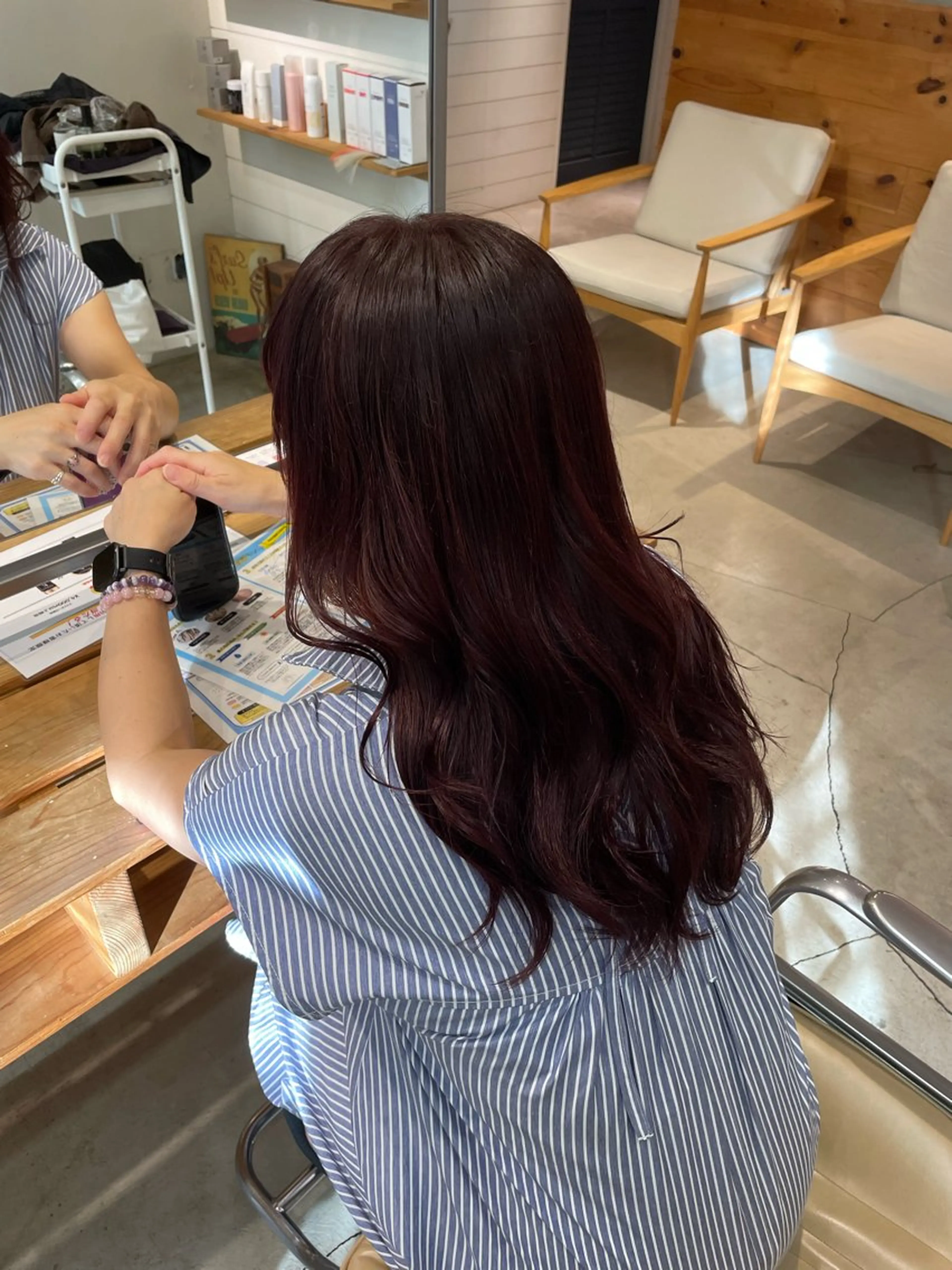 ロング カラー ヘアカラー ユイナ ★暖色カラー/ボブ★のヘアスタイル
