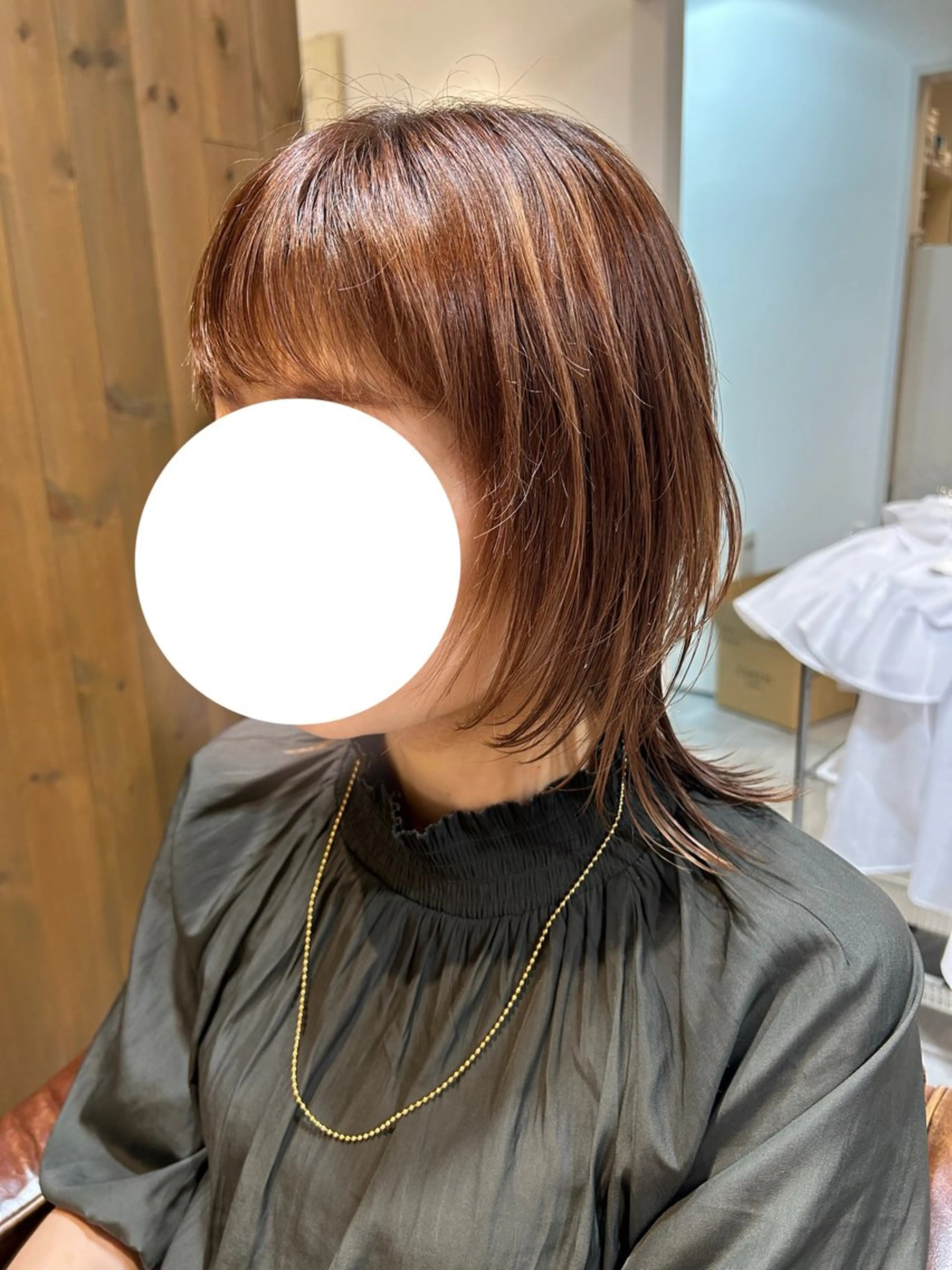 ミディアム レイヤーカット adorable 樋口円のヘアスタイル