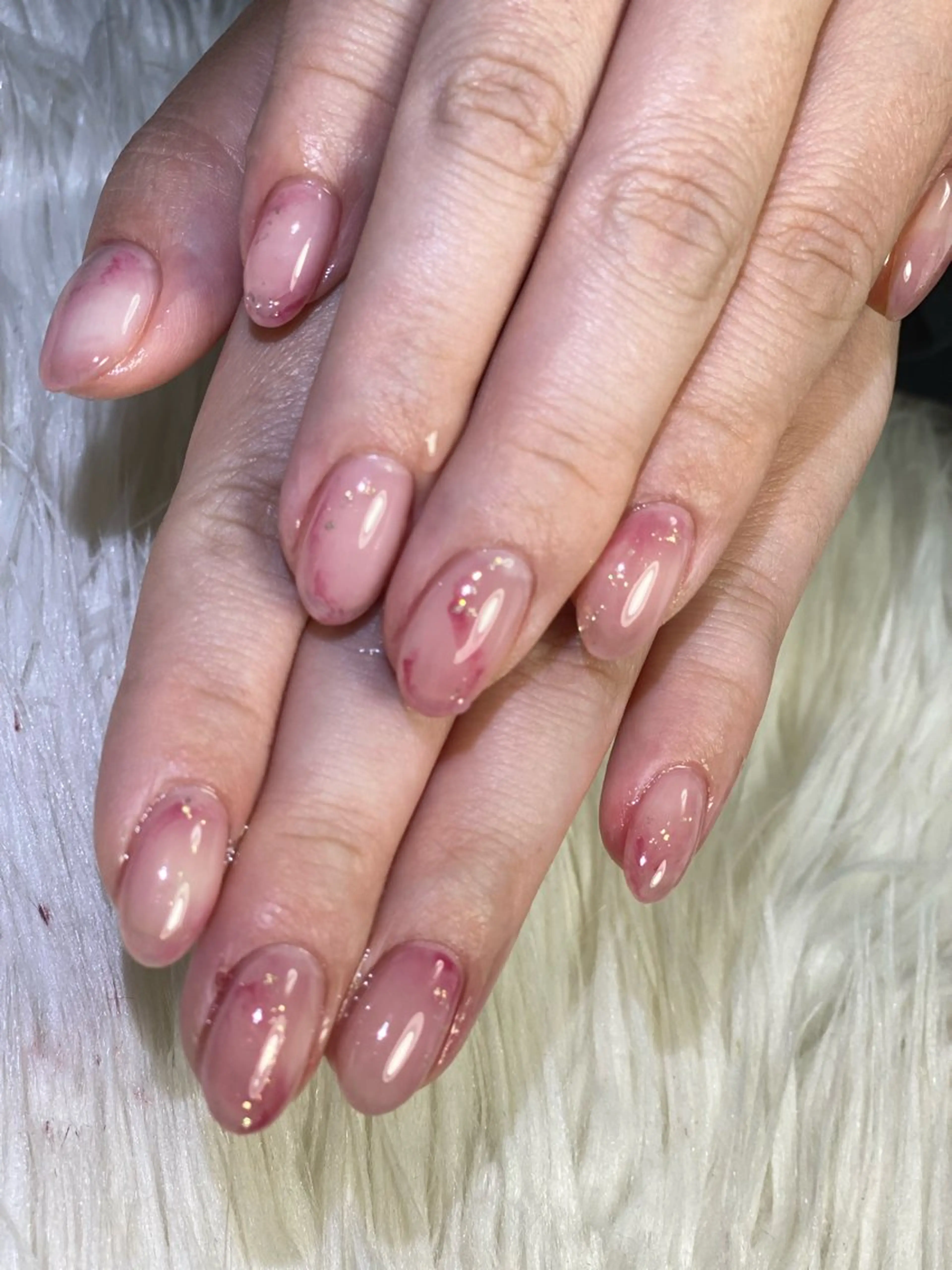 ネイル ニュアンスネイル オフィスネイル シンプルネイル Esthetic Will所属・will 有希のネイルデザイン