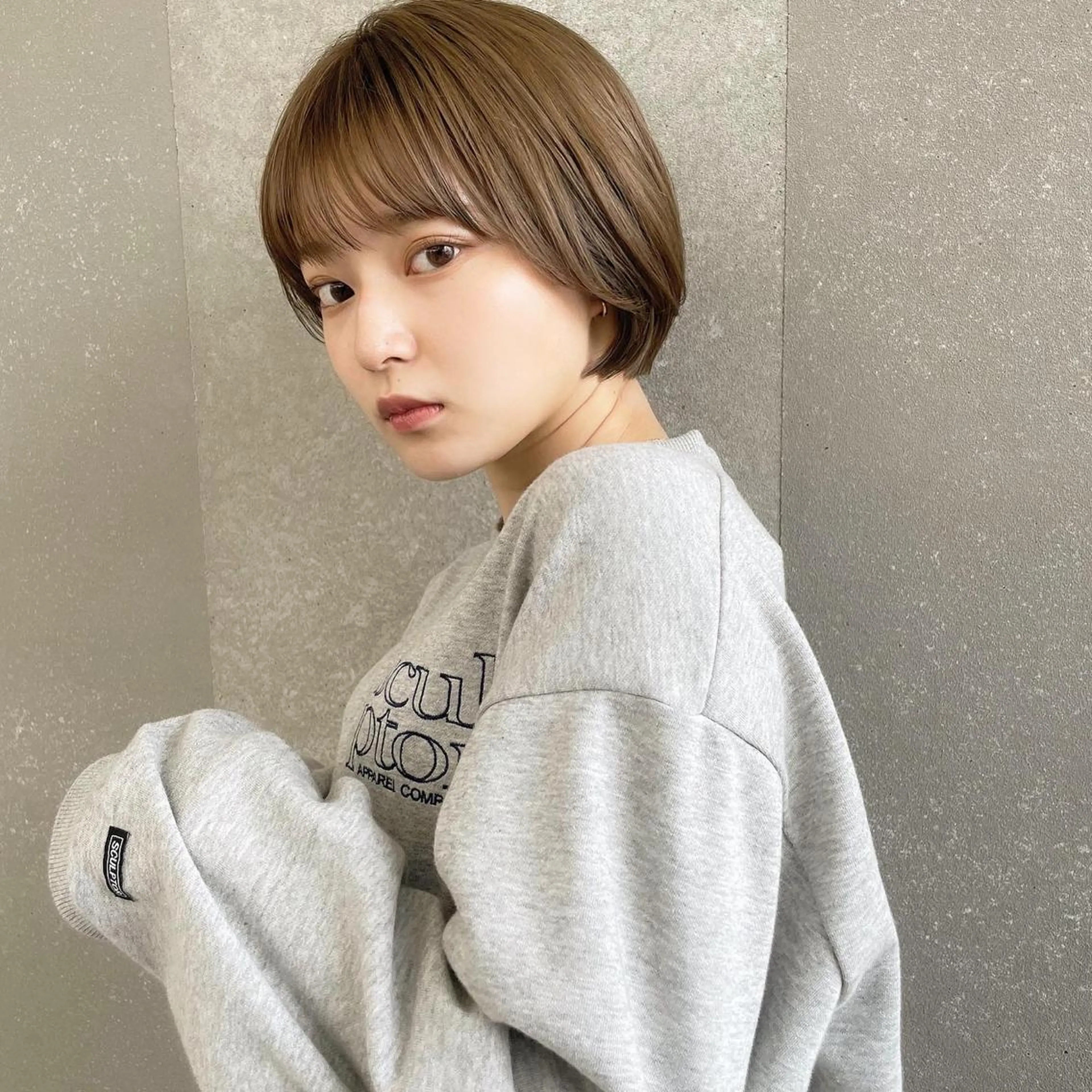 ショート カラー カット ヘアカラー トリートメント 縮毛/美髪/レイヤー ボブレイヤー/小原のヘアスタイル