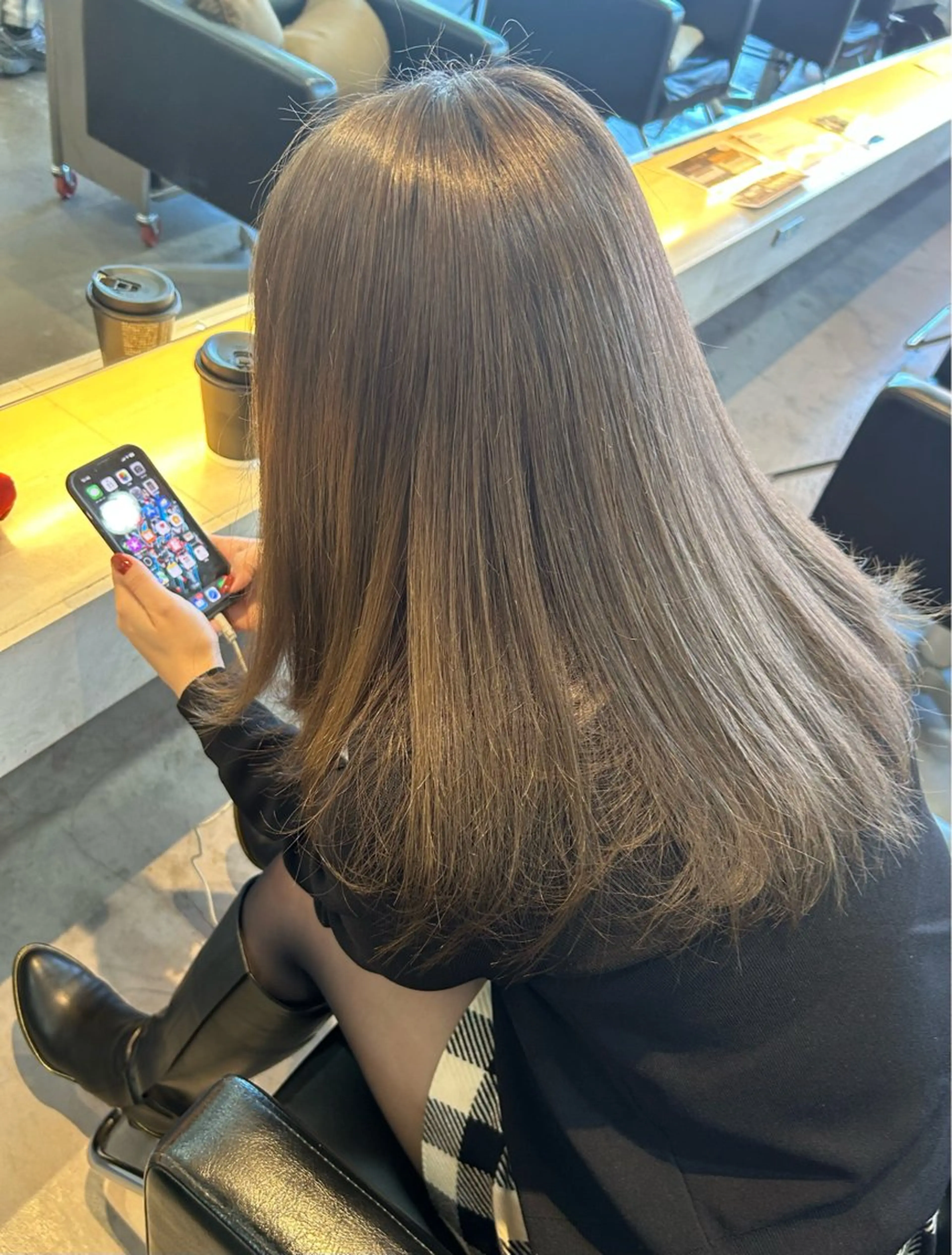 ブリーチありダブルカラー【イルミナカラー】➕【 Aujua(オージュア)トリートメント】の写真