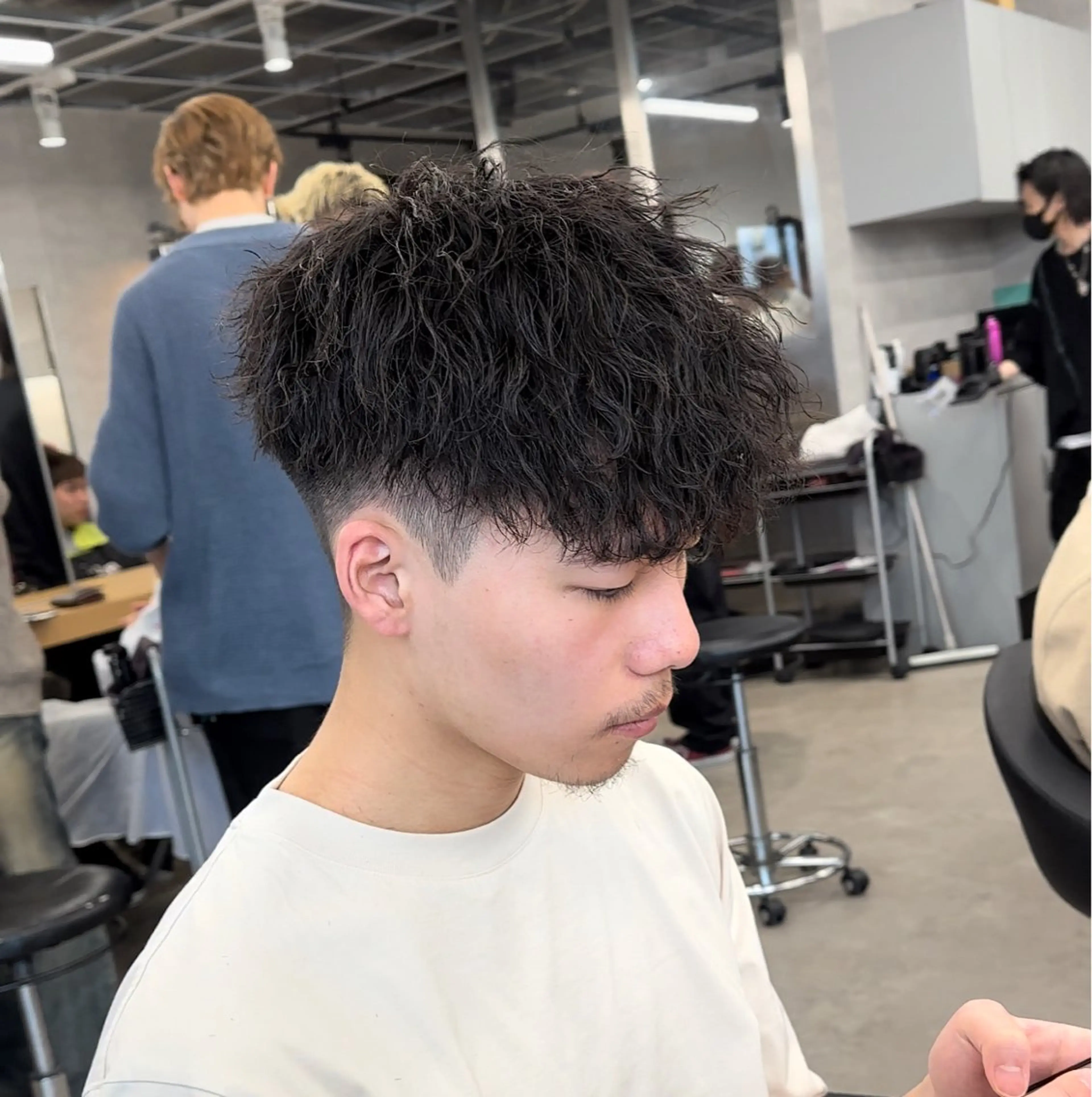 パーマ メンズ カット パーマ 🌟あゆ🌟 女子ウケスタイルのヘアスタイル