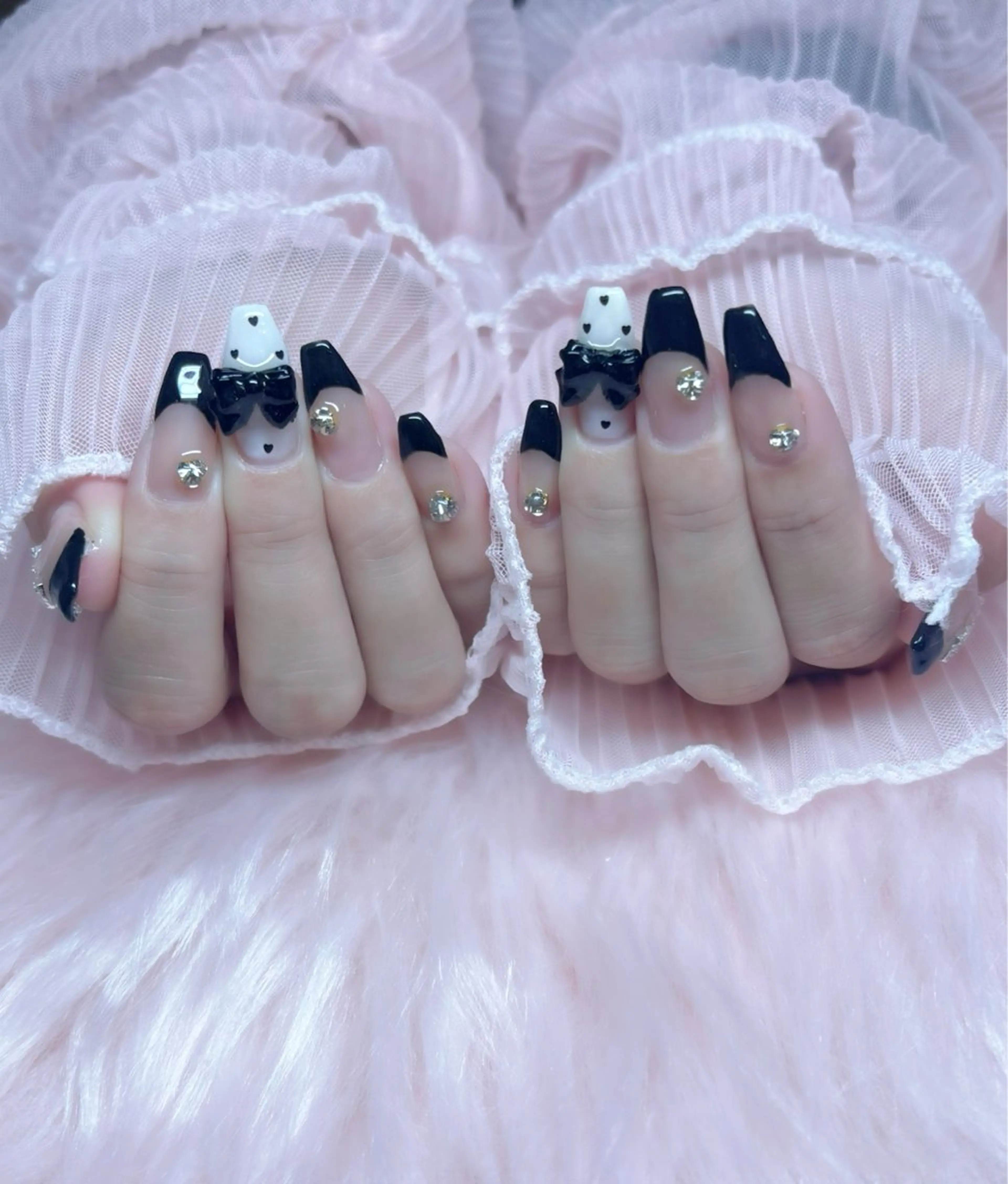ネイル ハート ハンドネイル Nail Salon macherieのネイルデザイン