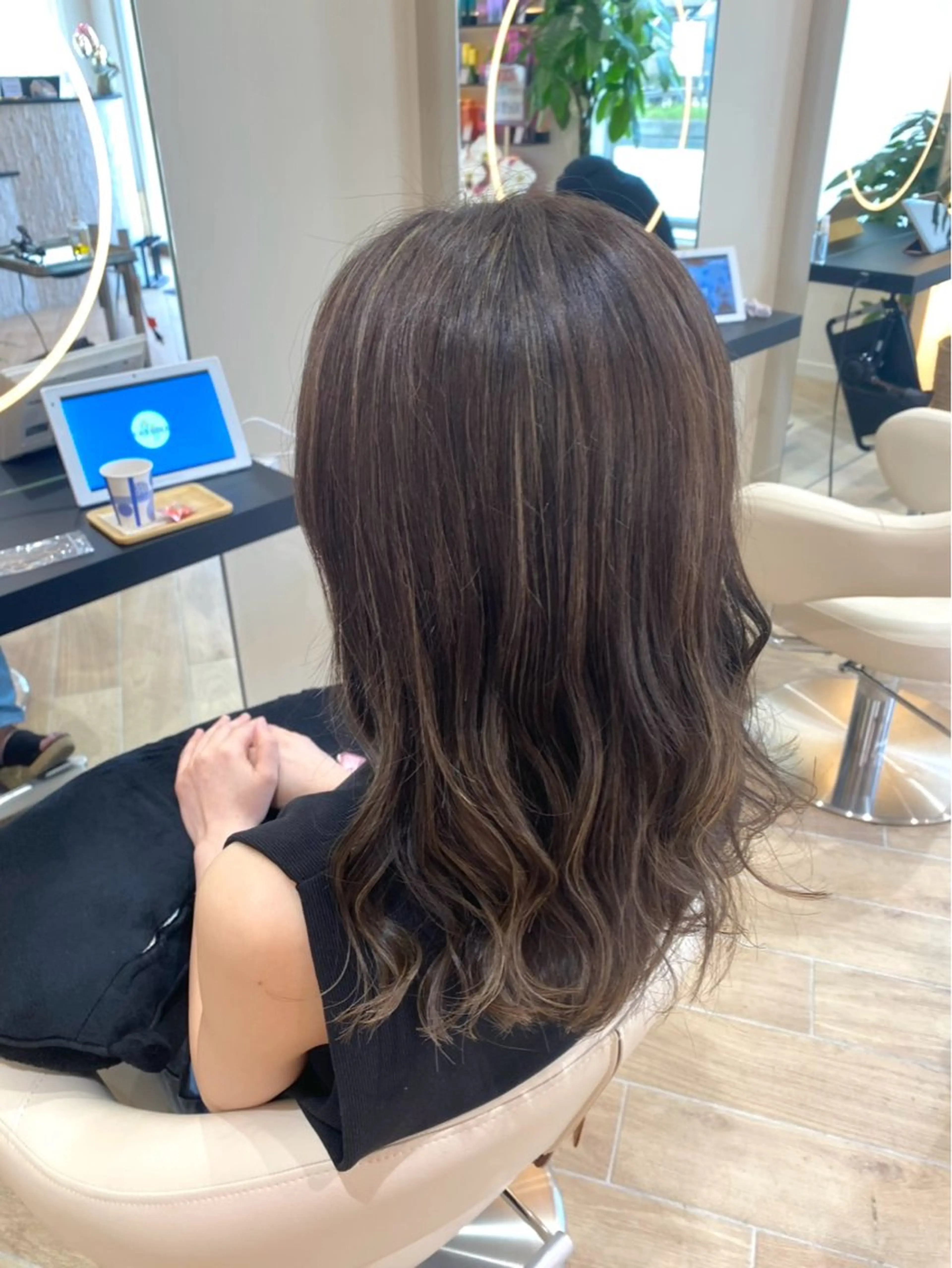 セミロング レイヤー/ハイライト /🩶HINAのヘアスタイル