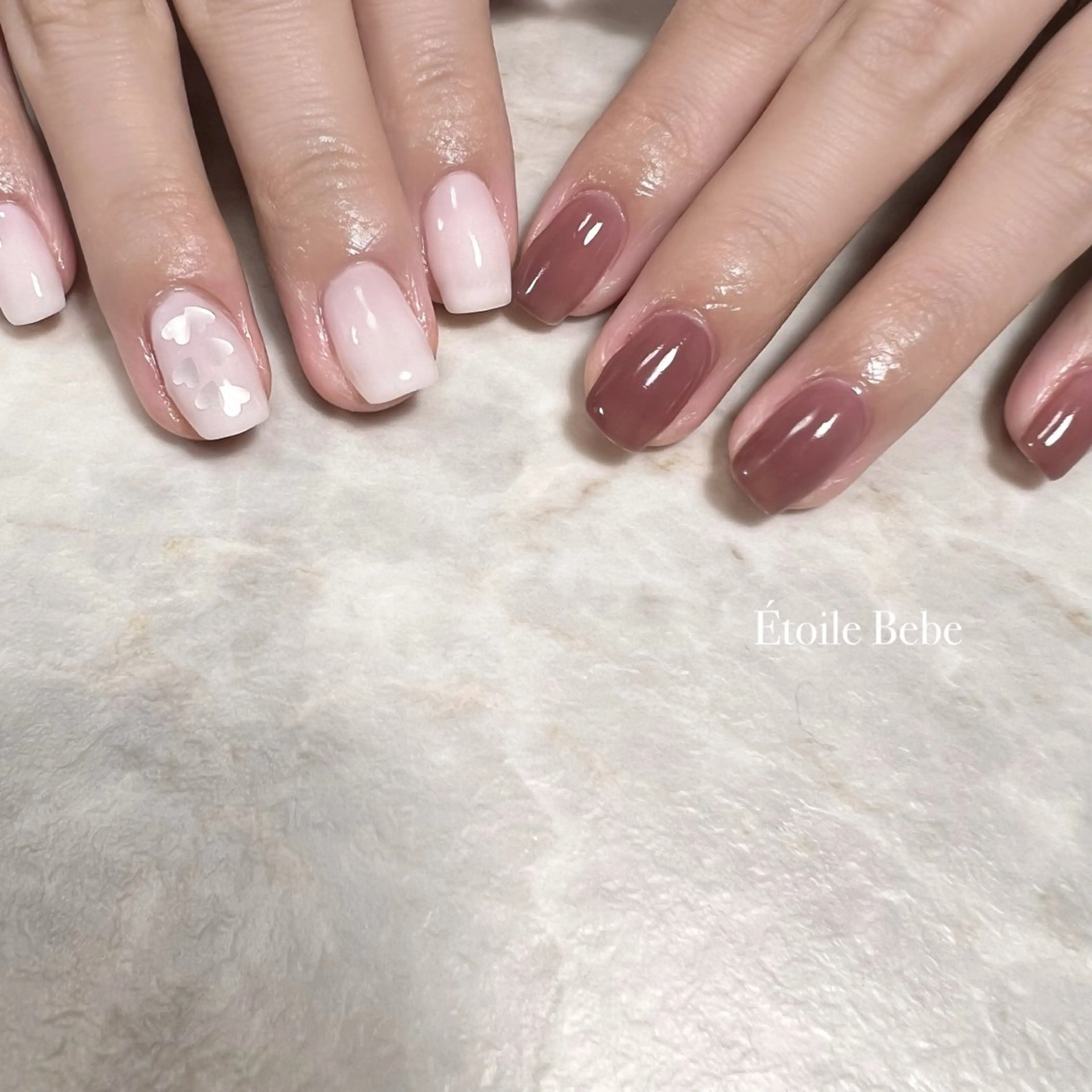 ネイル 韓国ネイル ニュアンスネイル 夏ネイル ワンホンネイル Étoile Bebeのエステ・リラクイメージ