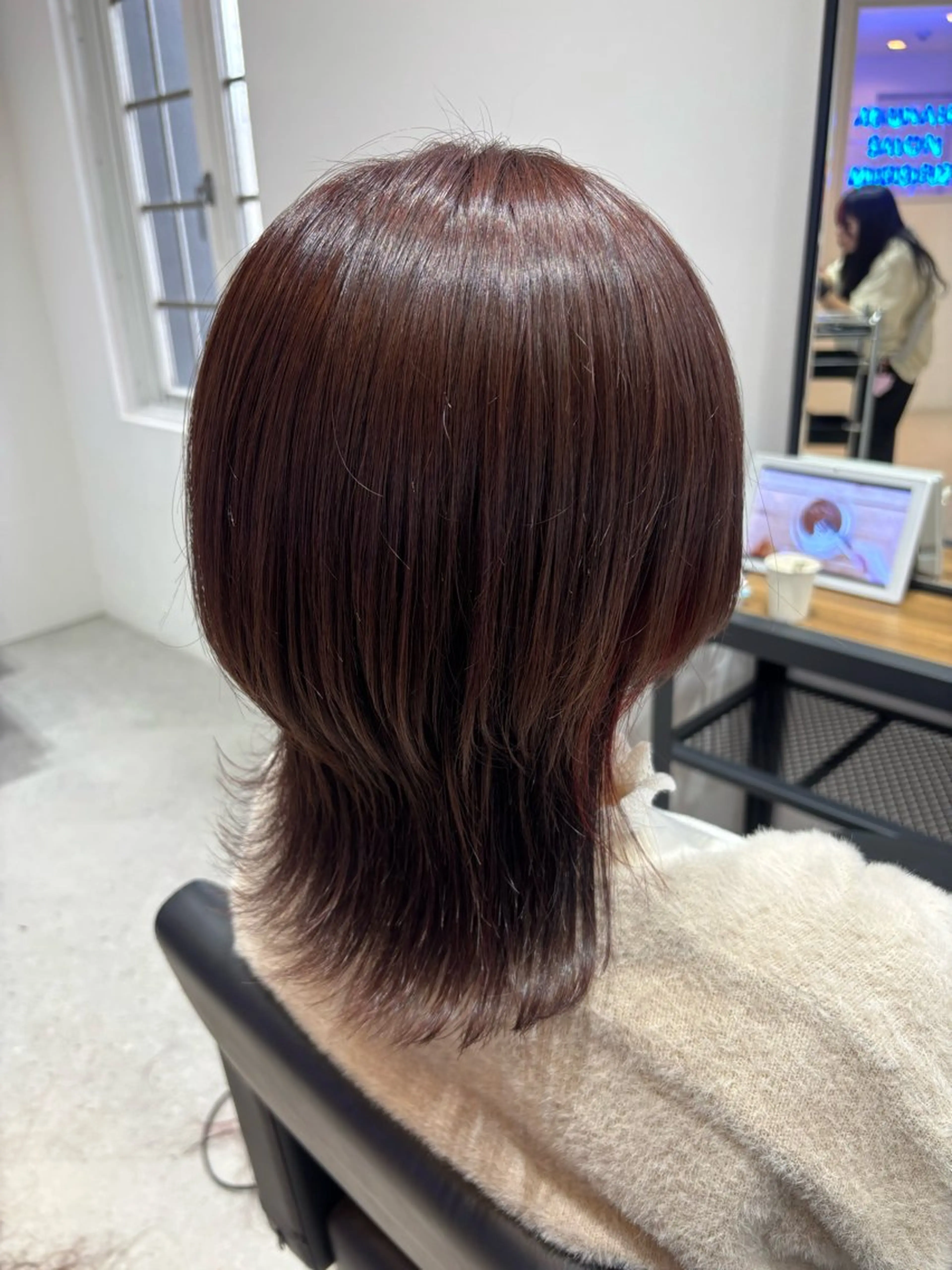 ミディアム カット ヘアカラー トリートメント stylist/杉山 瑚奈美🤡のヘアスタイル
