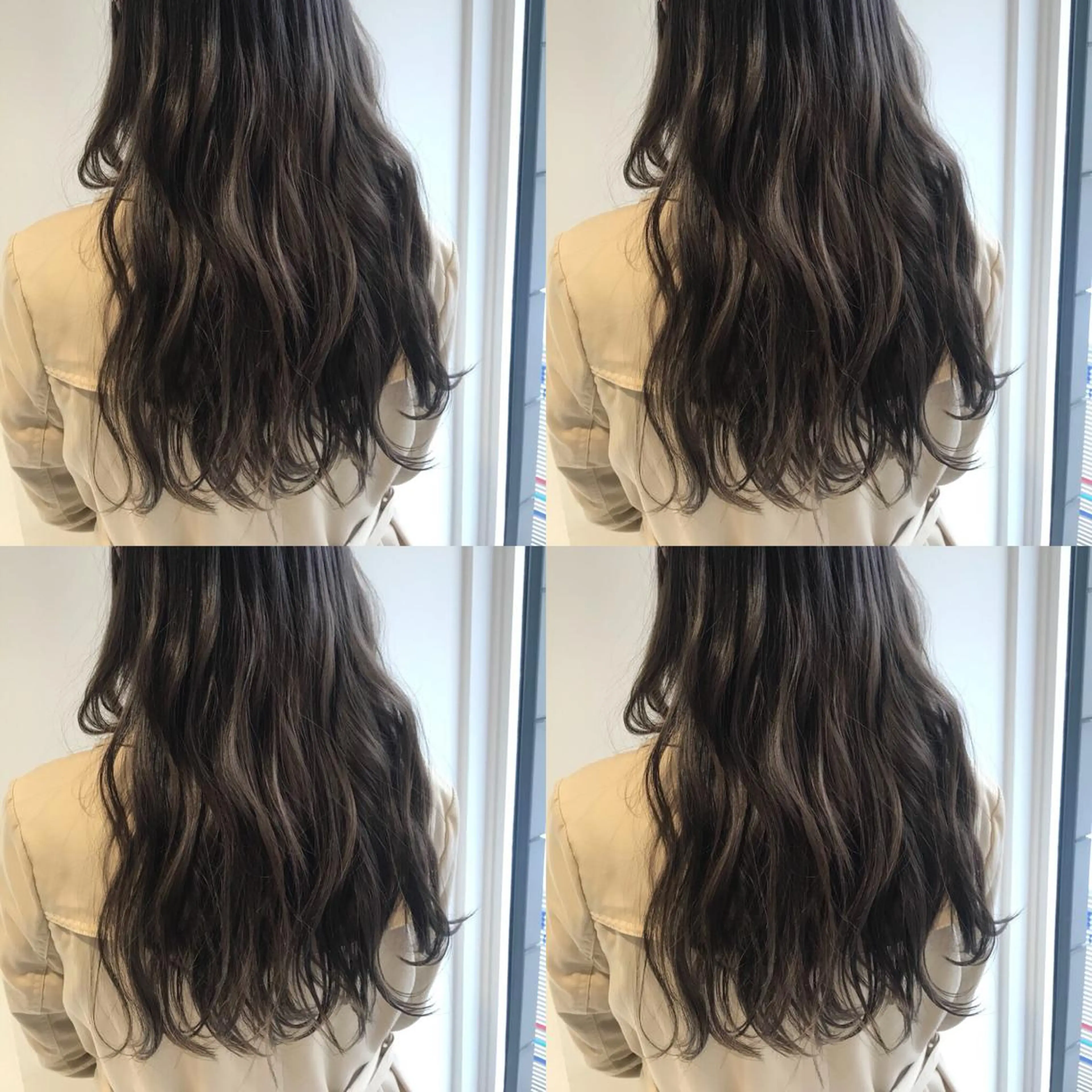 ロング カラー SALOWIN所属・小栗 麻衣のヘアスタイル
