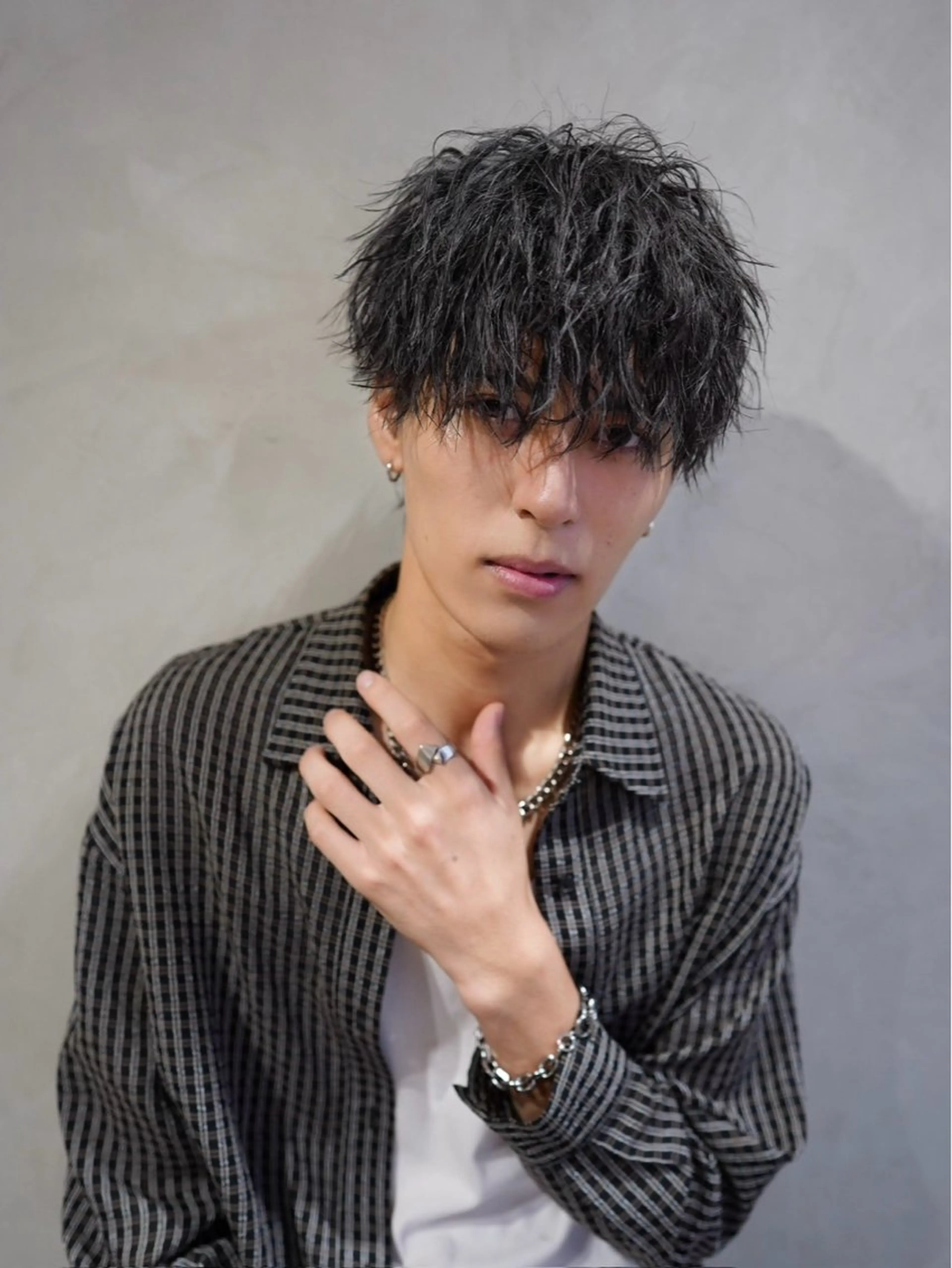 メンズ センターパート/ 暖色カラーayuのヘアスタイル