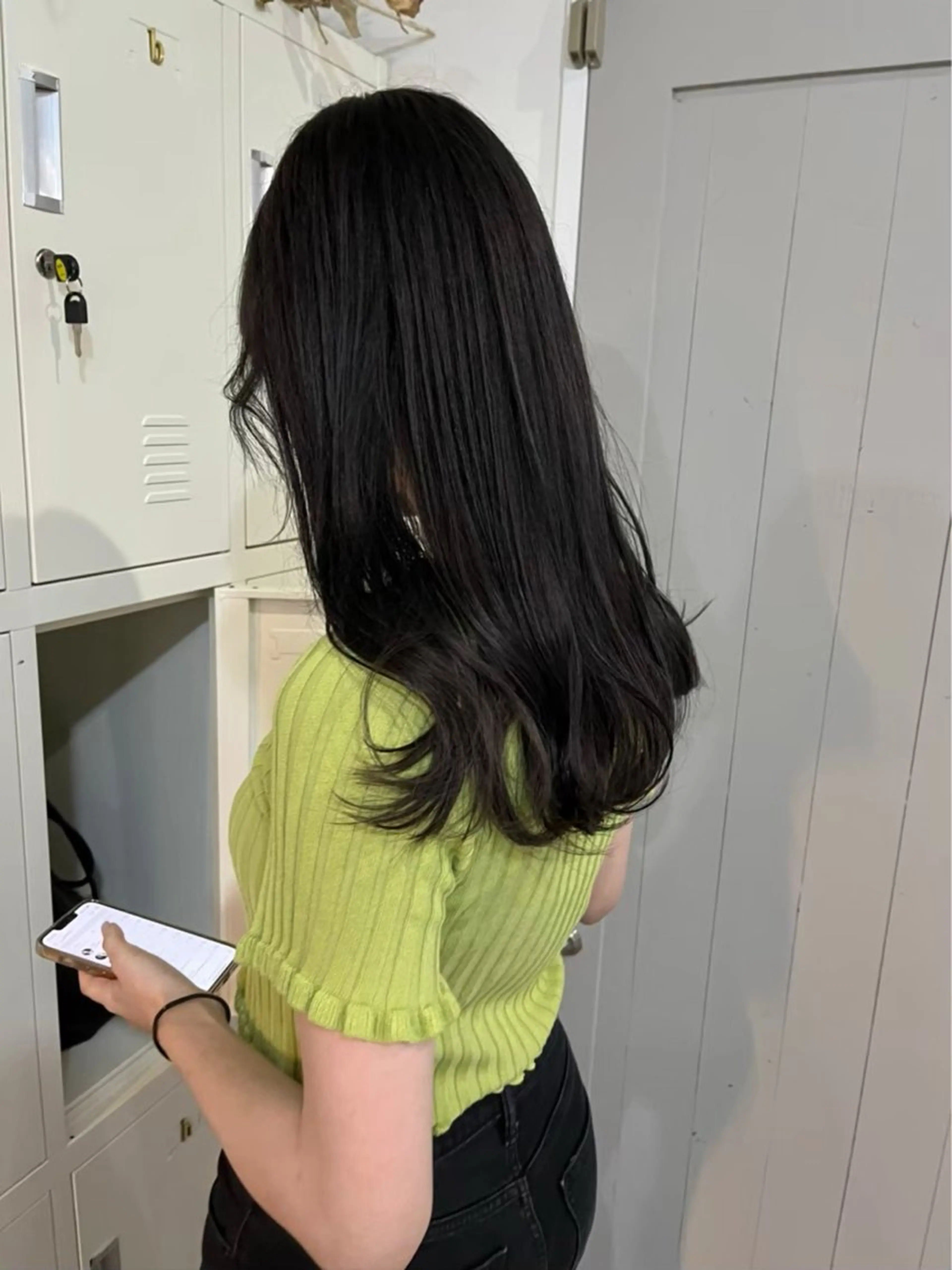 セミロング カラー ヘアカラー トリートメント 〖clan〗 ෆ˚*Yᑌᑎᗩ໒꒱·のヘアスタイル