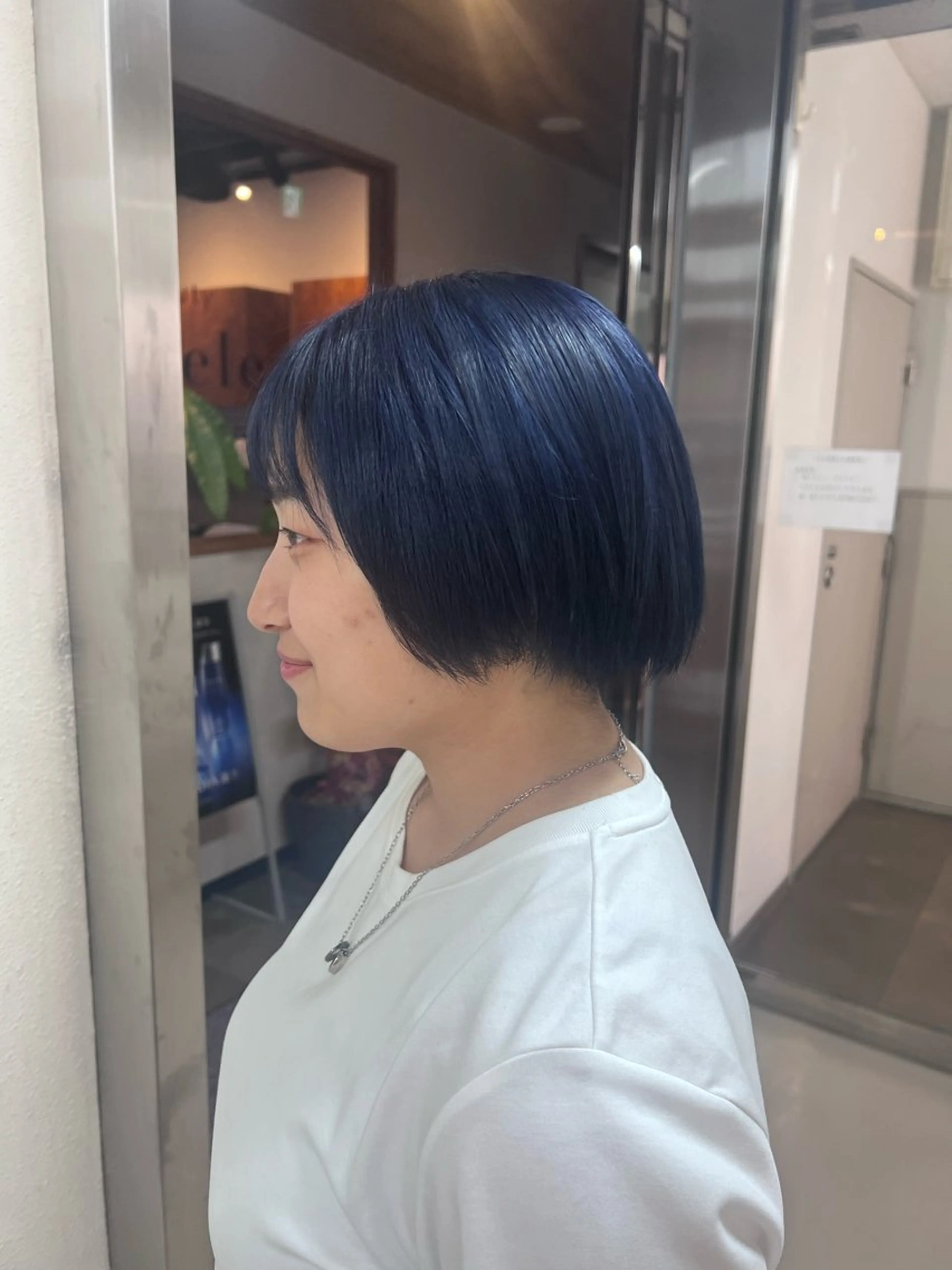 ショート カラー ヘアカラー パーマモデル 募集中💞栗林 悠のヘアスタイル