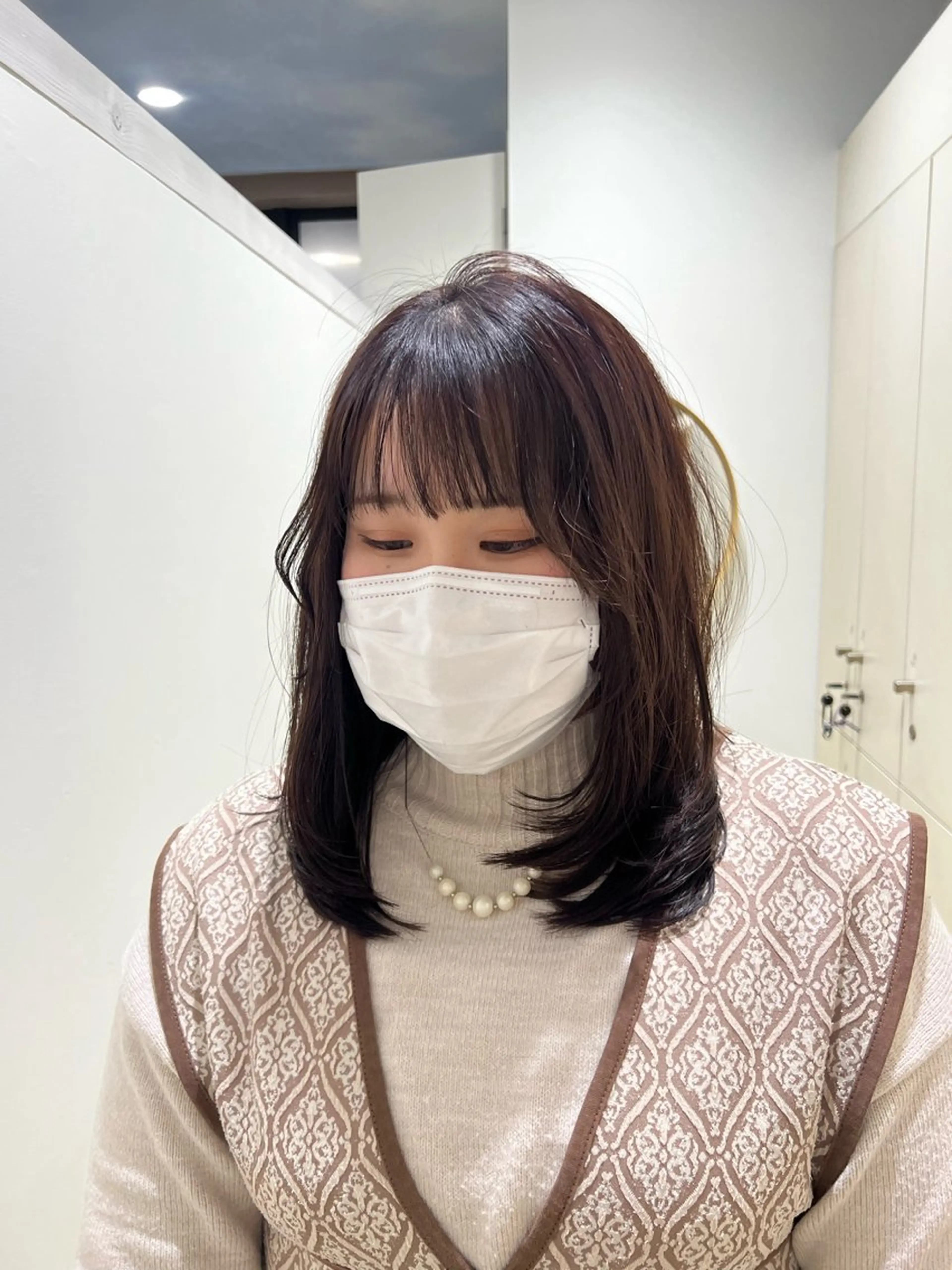 ミディアム Aman  D'or所属・ショート/ボブ/東 千耀のヘアスタイル