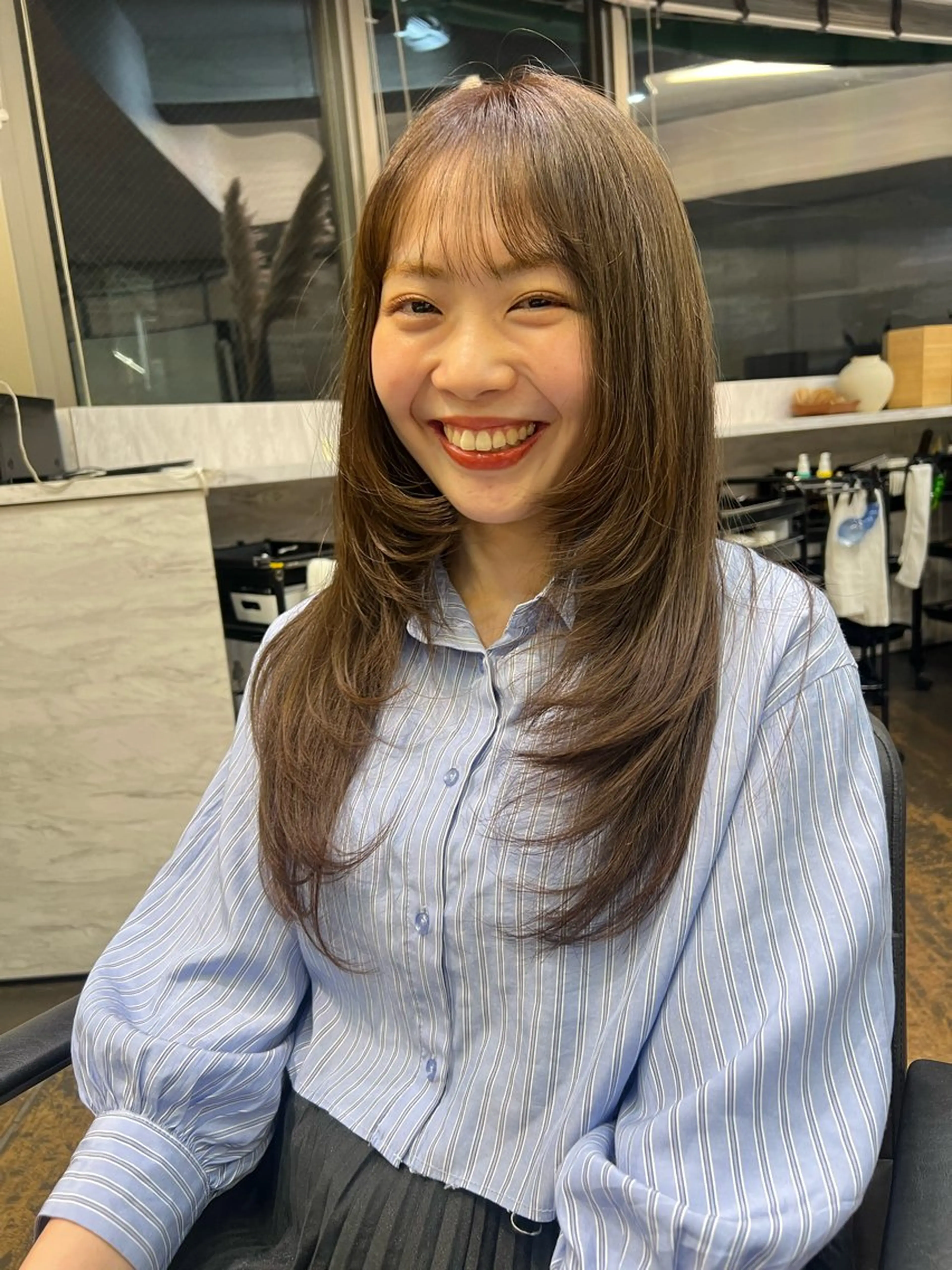 ロング カラー ヘアカラー ROBBY所属・松井美樹/似合わせ ガーリー・韓国のヘアスタイル