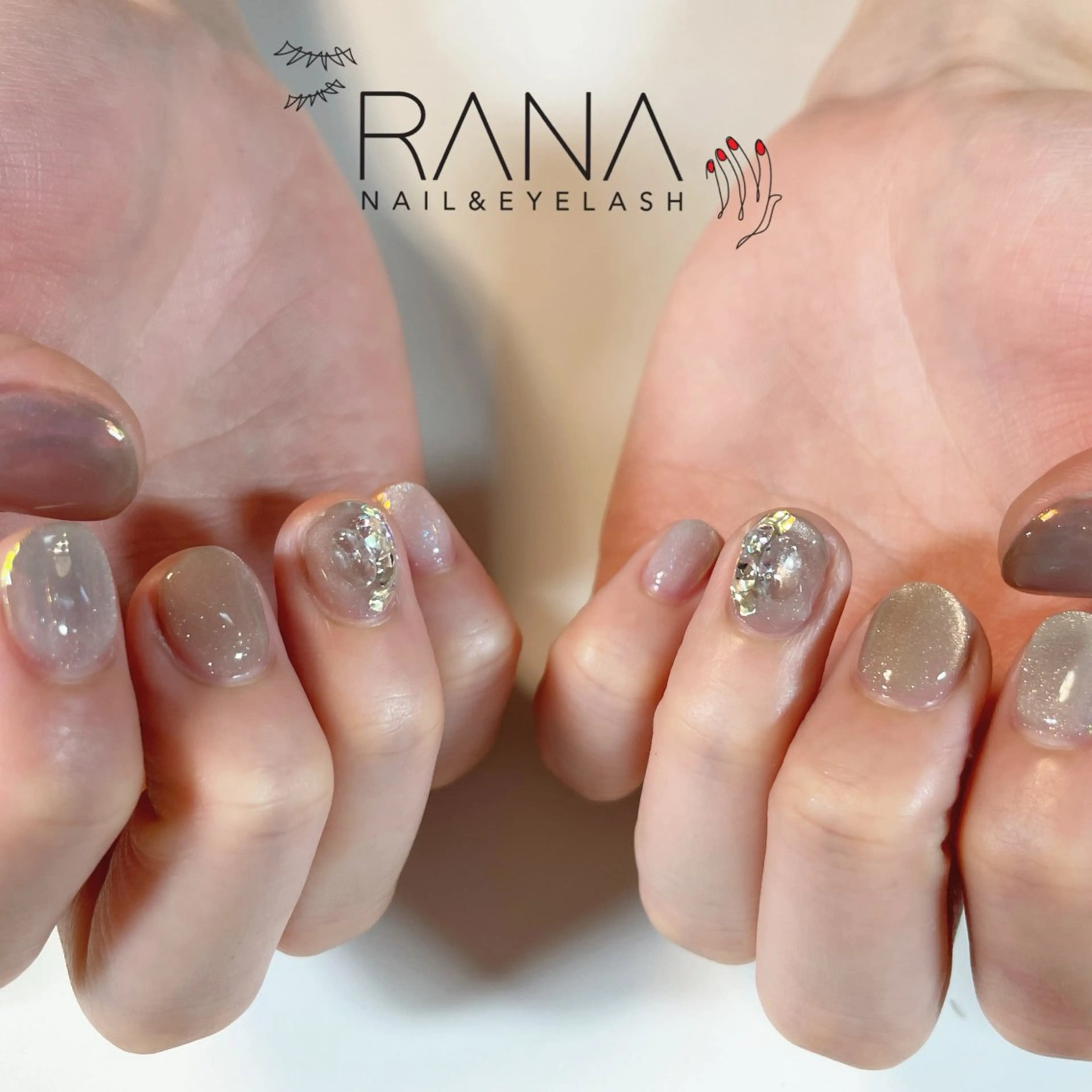 ネイル Nail eyelash Rana所属・Konno🕊️ 【Rana】のネイルデザイン