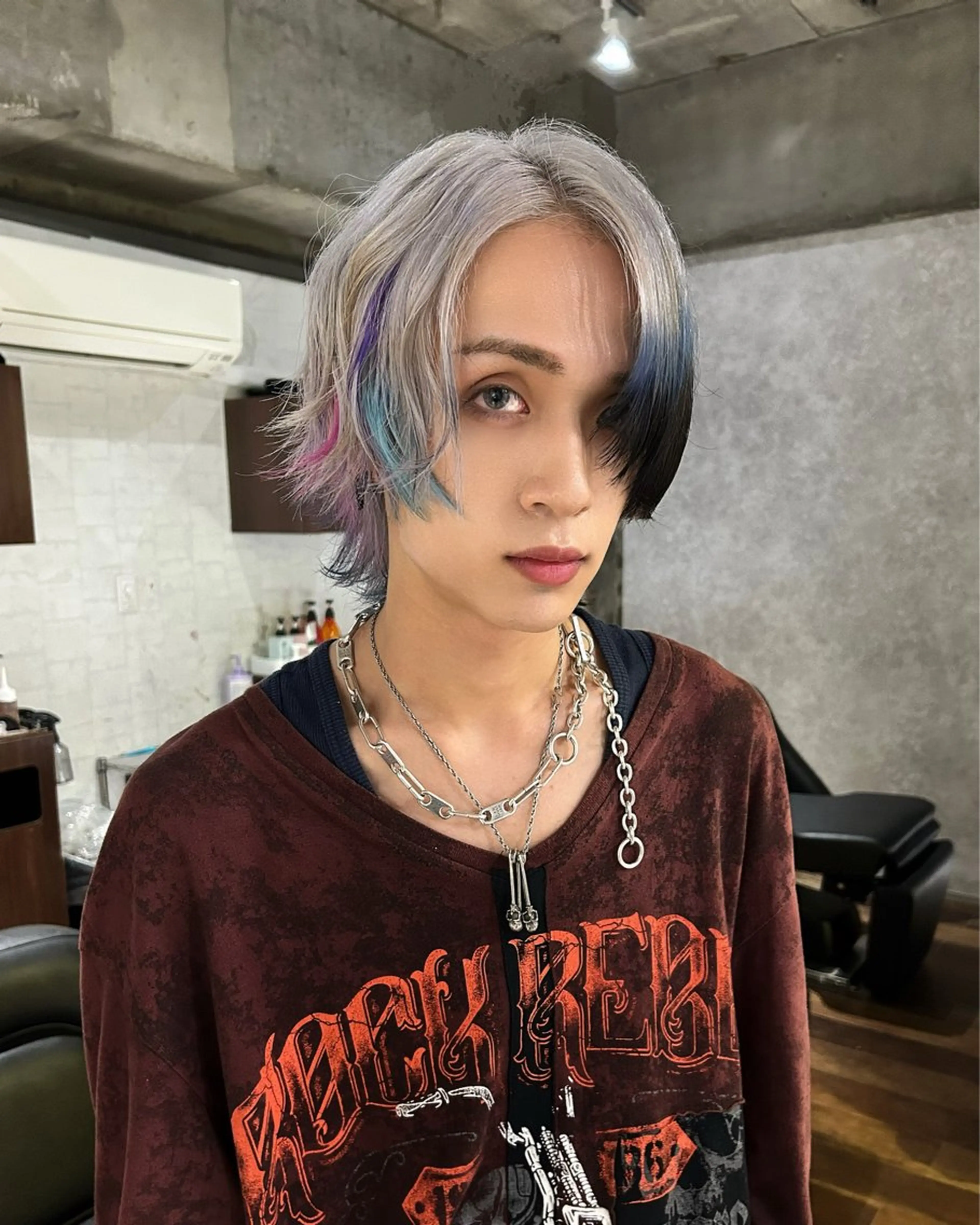 カラー メンズ ナチュラル・ハイトー ン🏆HINOKIのヘアスタイル