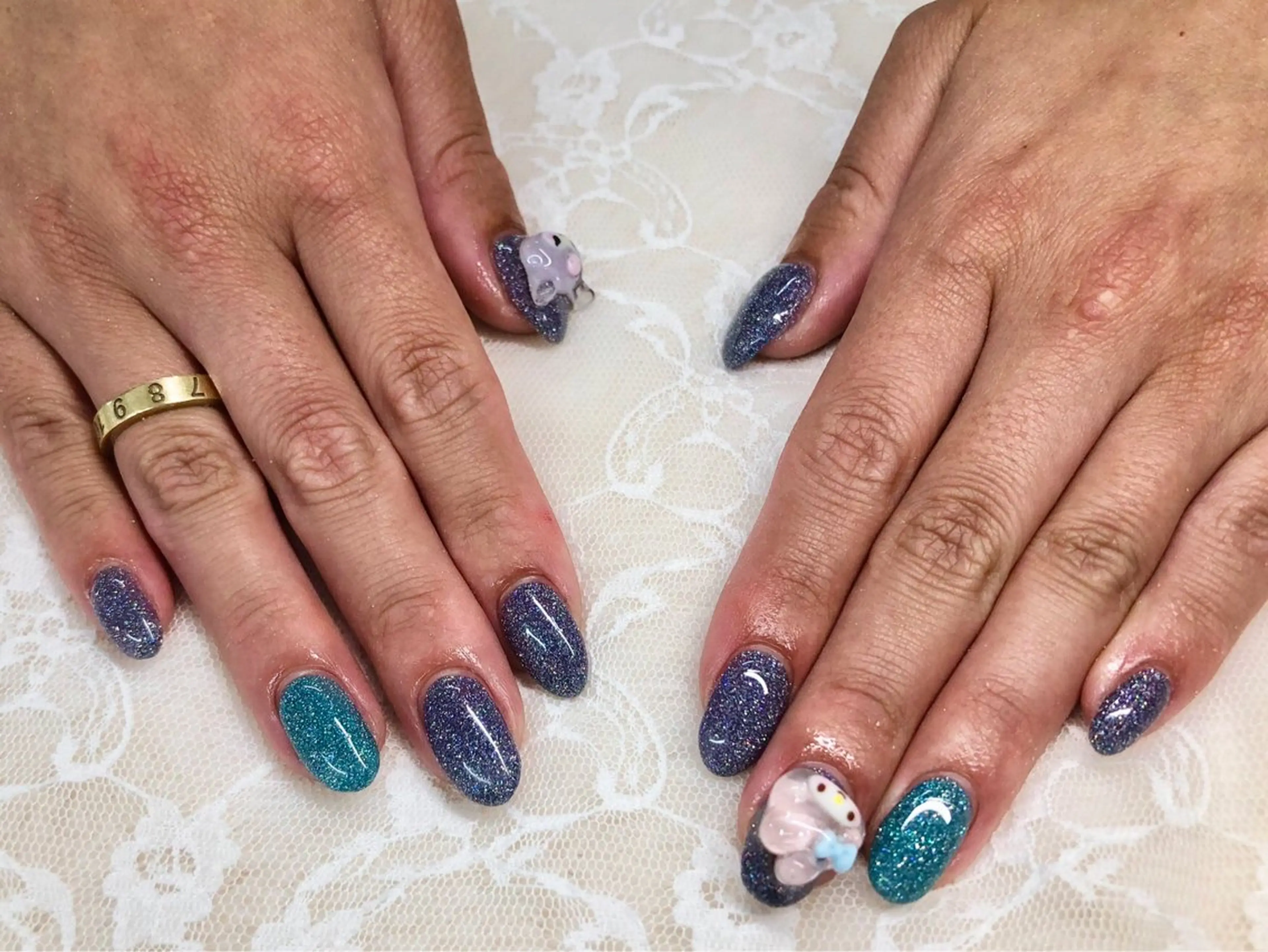 ネイル フラッシュネイル キラキラネイル ハンドネイル ハンドケア Epokku ネイルサロンのネイルデザイン