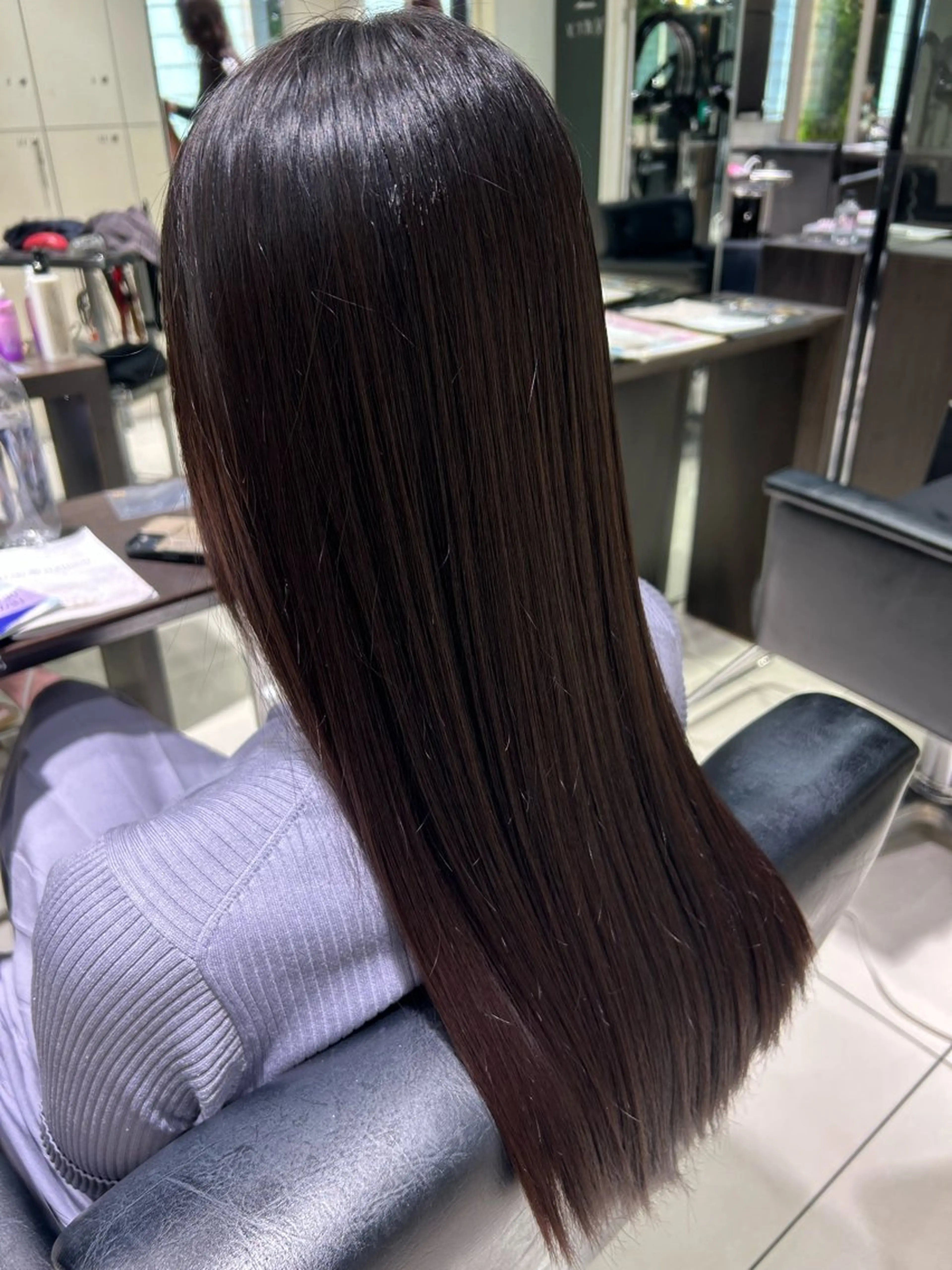 ロング 及川 咲花のヘアスタイル