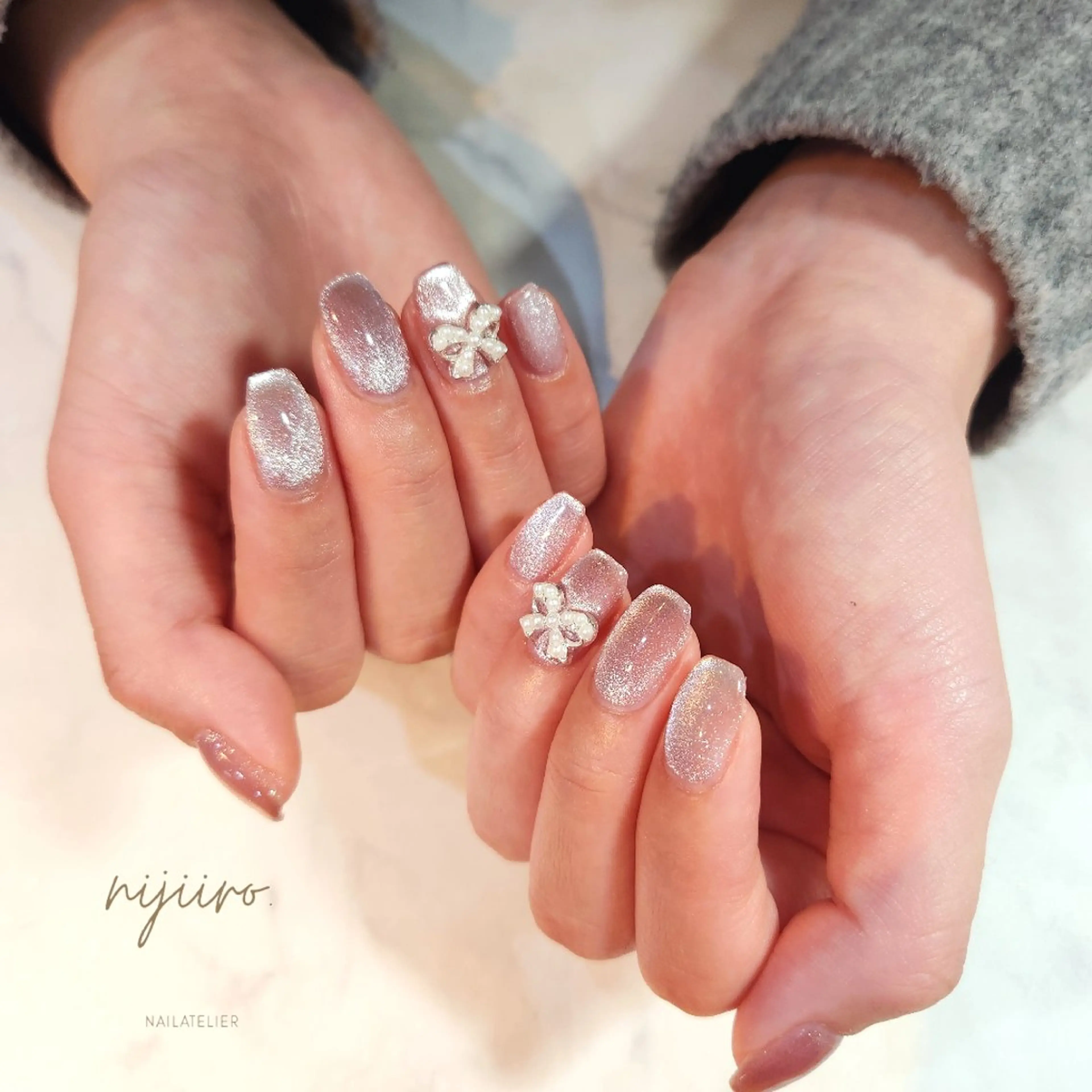 ネイル ハンドネイル nailatelier nijiiro.所属・nijiiro🌈 サトウのネイルデザイン