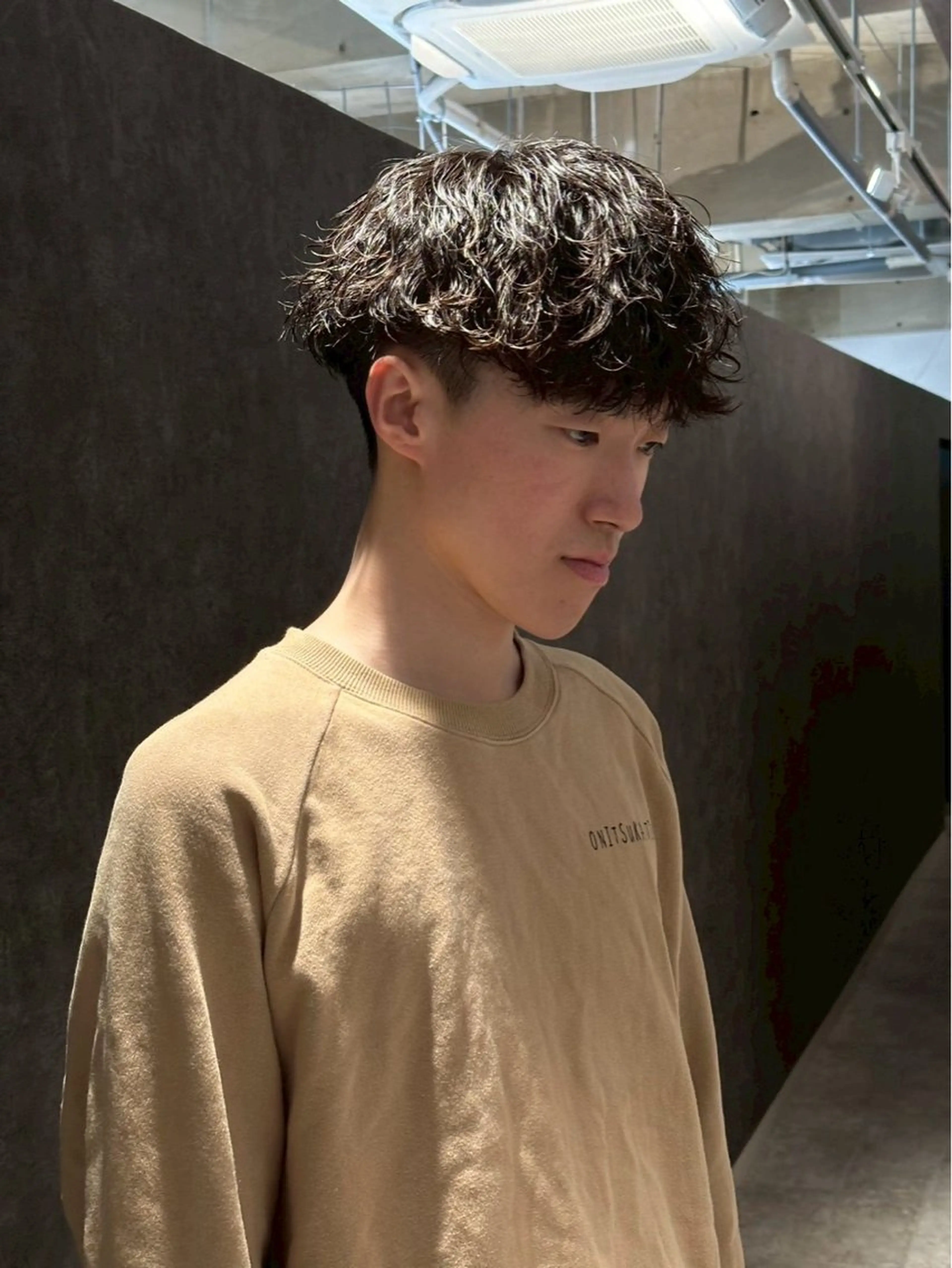 【open記念】メンズ骨格補正カット➕波巻きパーマ➕2stepトリートメントの写真