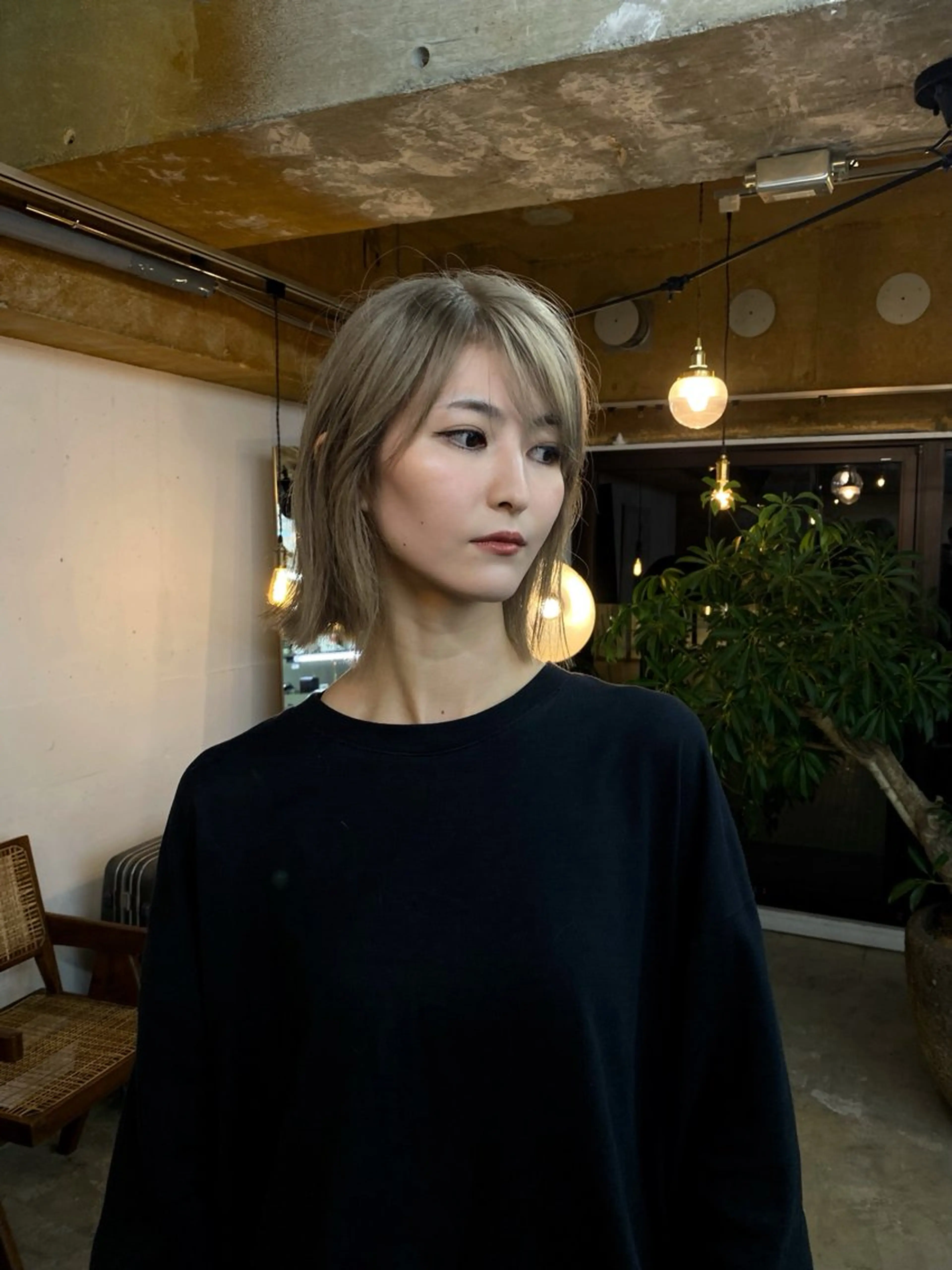 ショート カラー カット ヘアカラー KEI gattacaのヘアスタイル