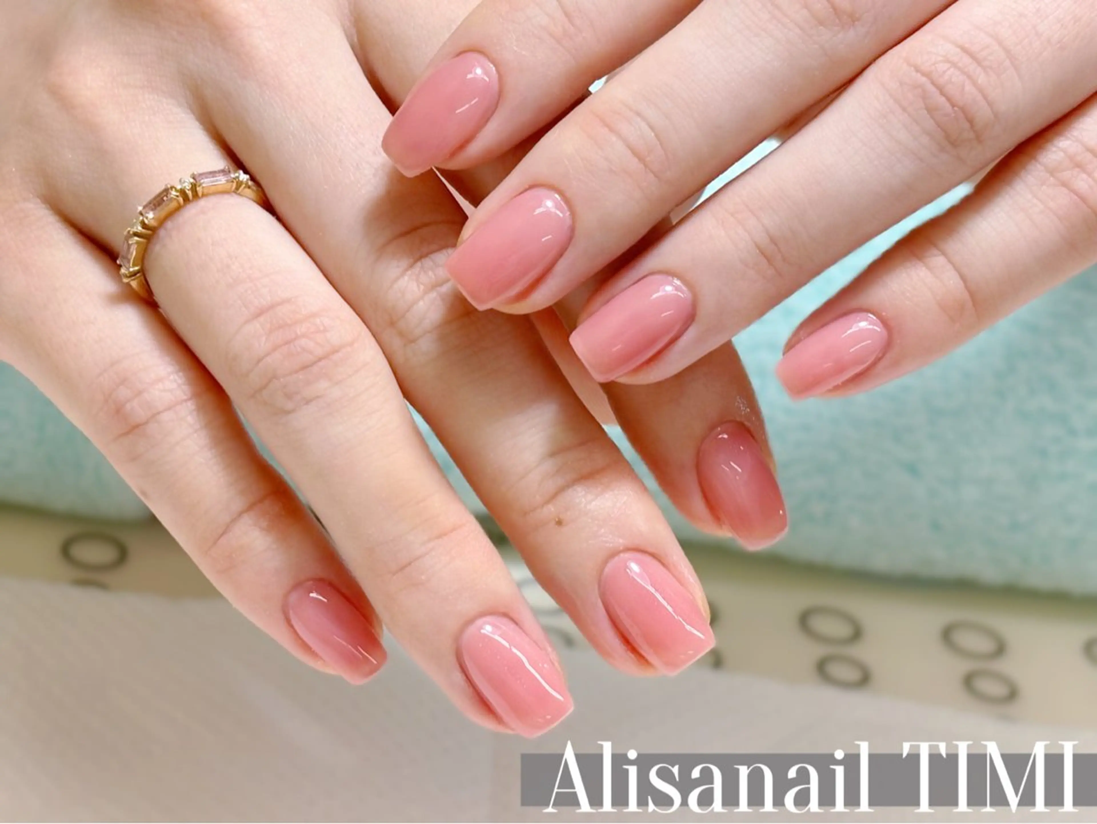 ネイル オフィスネイル ワンカラーネイル ハンドネイル Alisa nail Timiのネイルデザイン