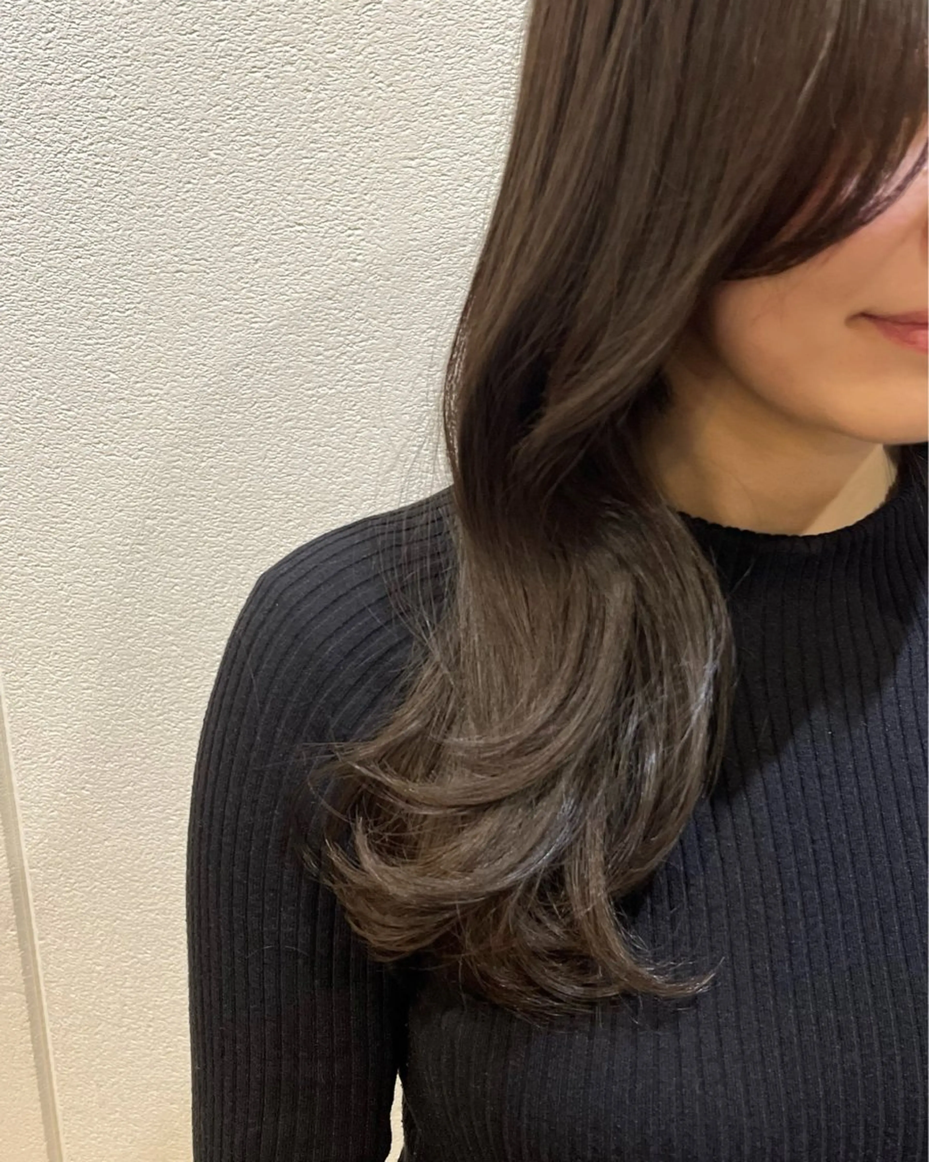 ロング カット ヘアカラー トリートメント Lolonois梅田 /Okazaki:)のヘアスタイル