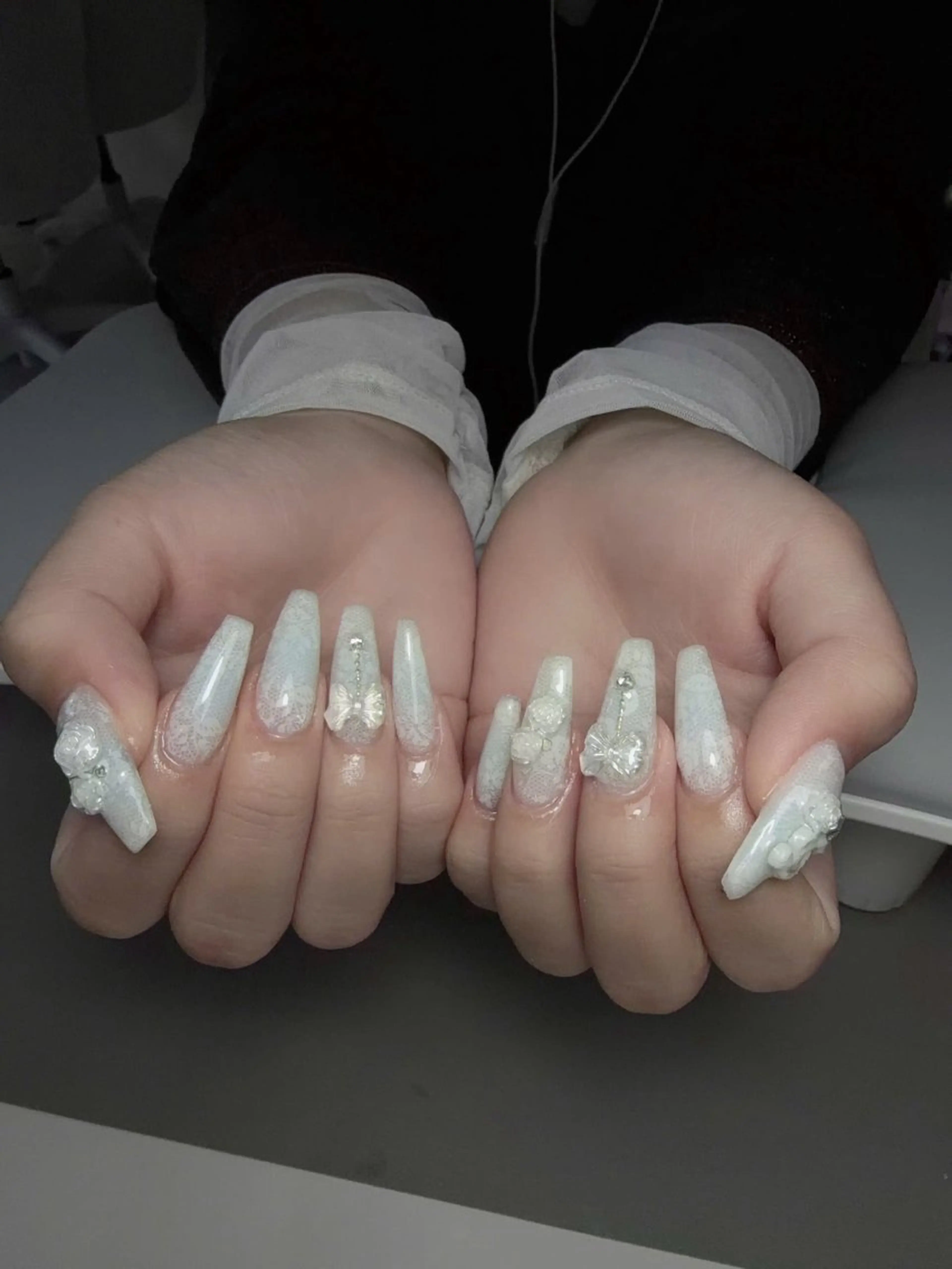 ネイル ボルドー チークネイル 成人式 フレンチネイル グラデーション ハンドネイル LynaOtsuka Nailのネイルデザイン